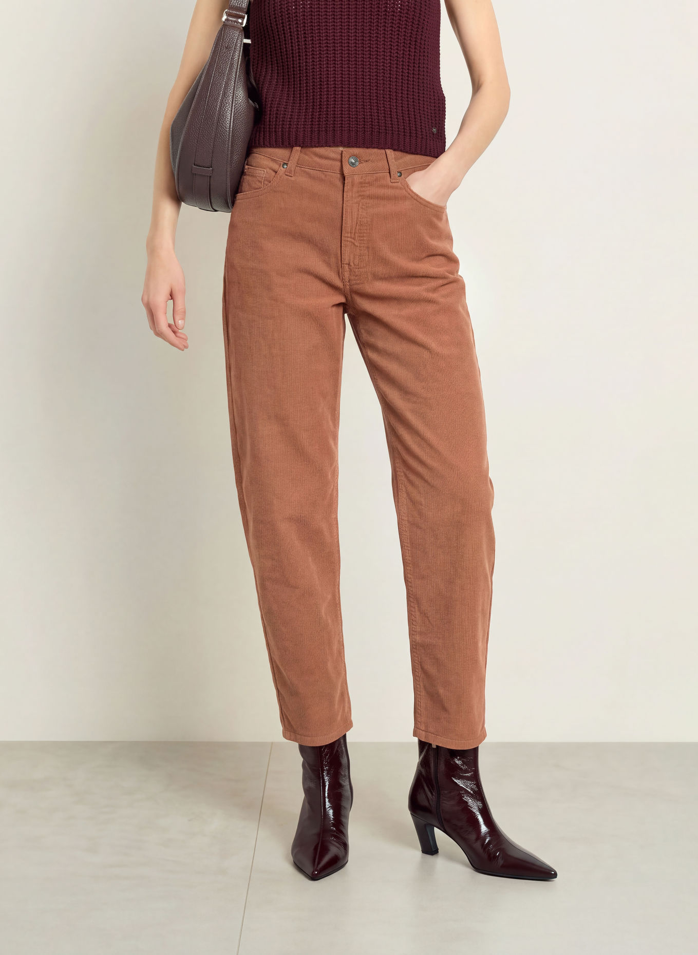 monari Corduroy pants: 552 tiramisu