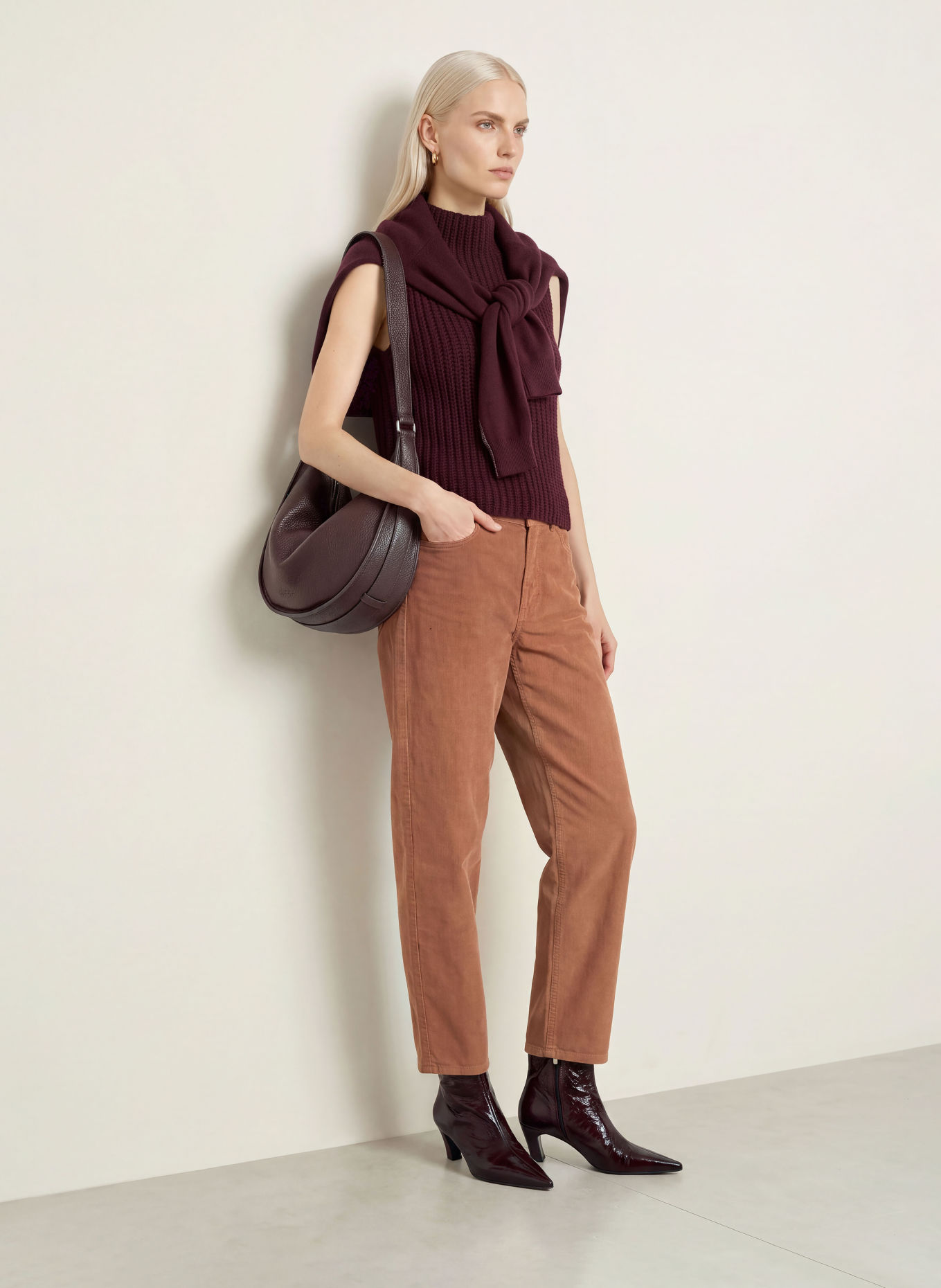 monari Corduroy pants: 552 tiramisu