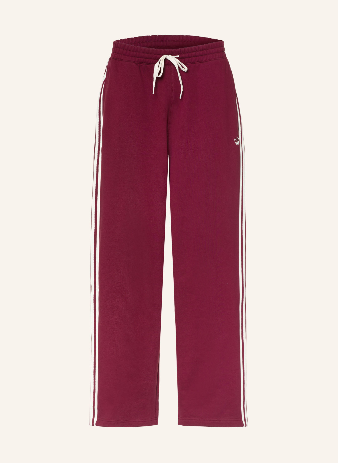 adidas Originals Sweatpants ADISIGNATURE 3 STRIPES: DUNKELROT / WEISS