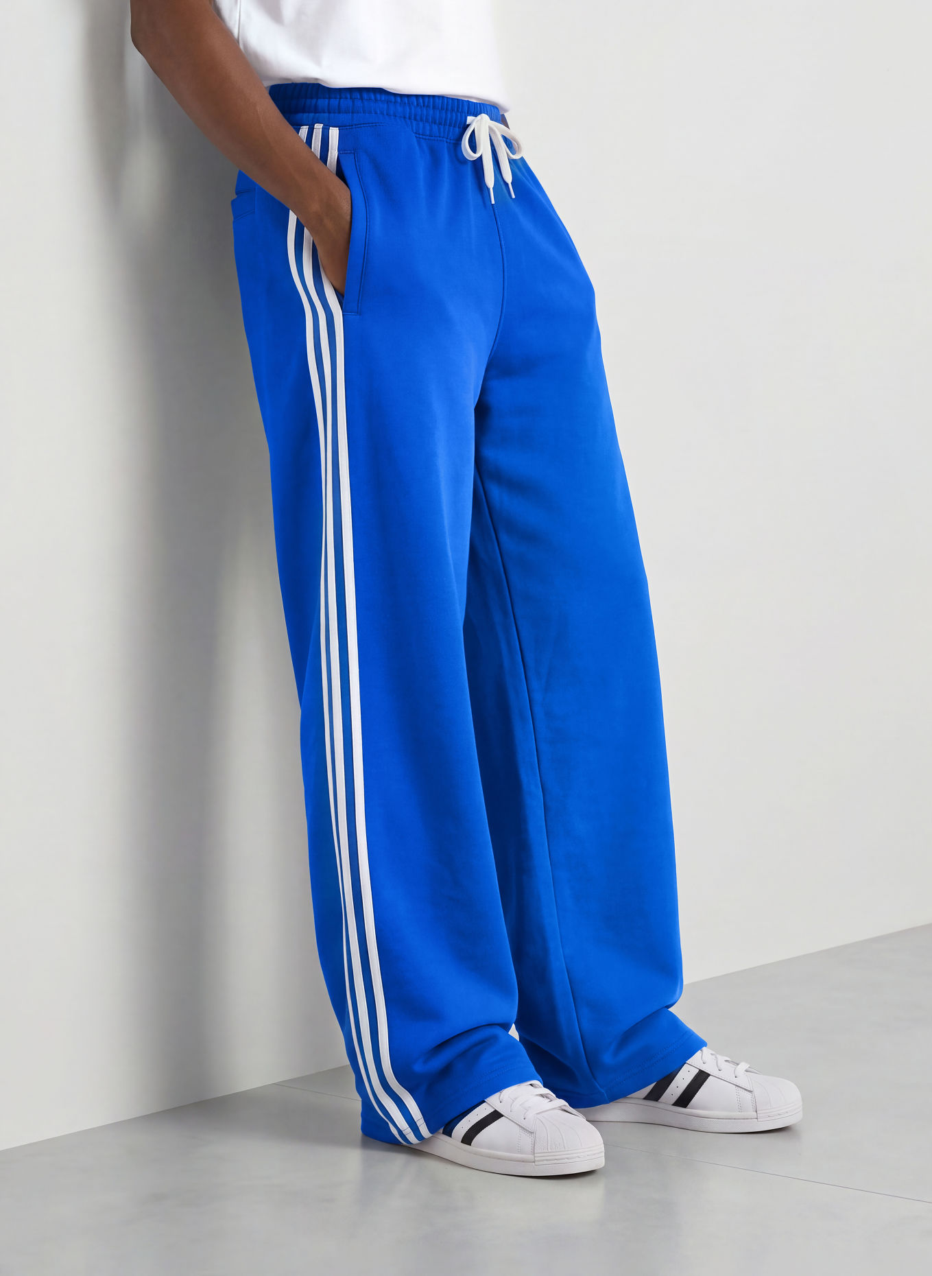 adidas Originals Sweatpants ADISIGNATURE 3STREIFEN: DUNKELBLAU / WEISS