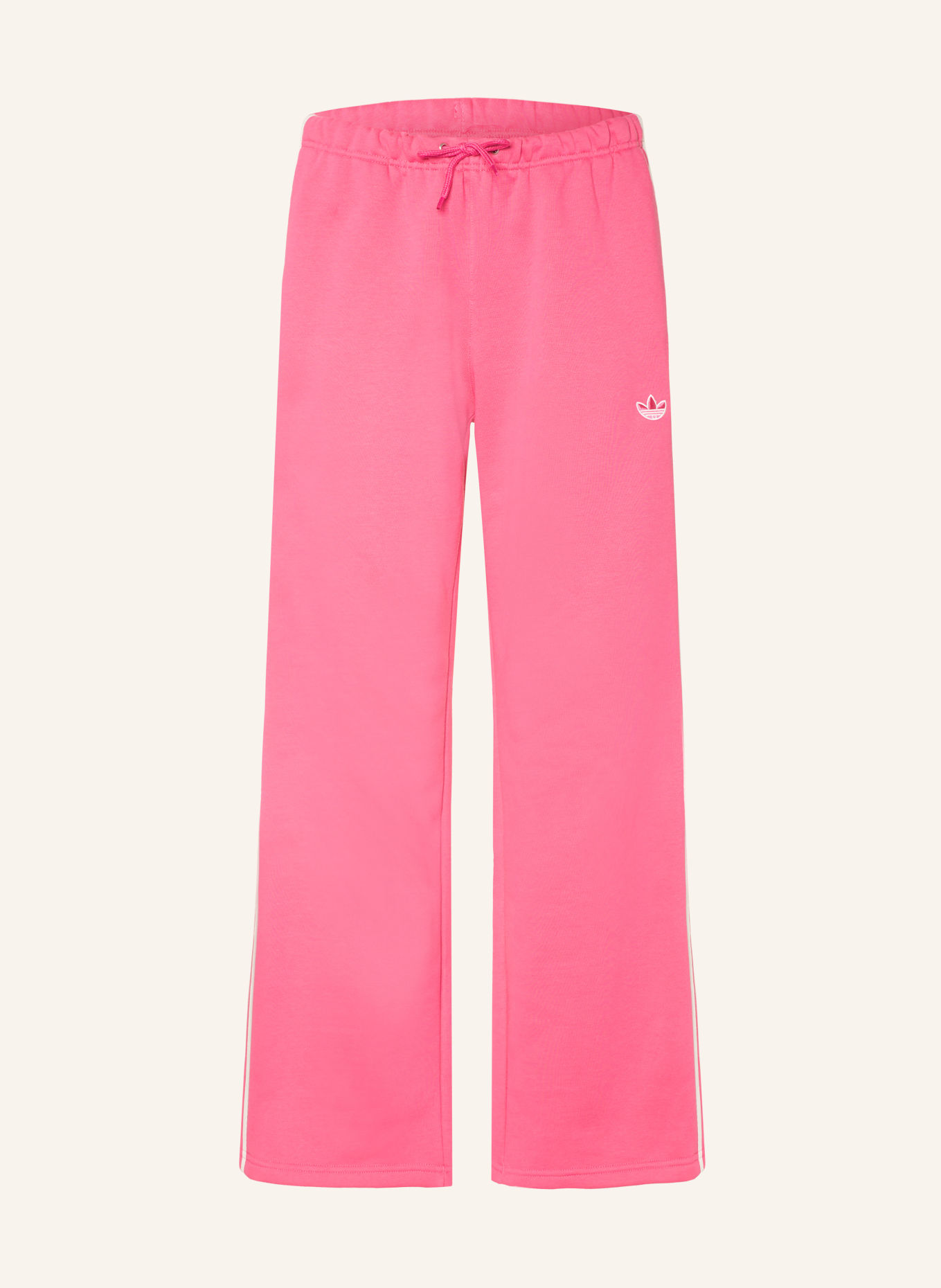 adidas Originals Sweatpants: PINK / WHITE