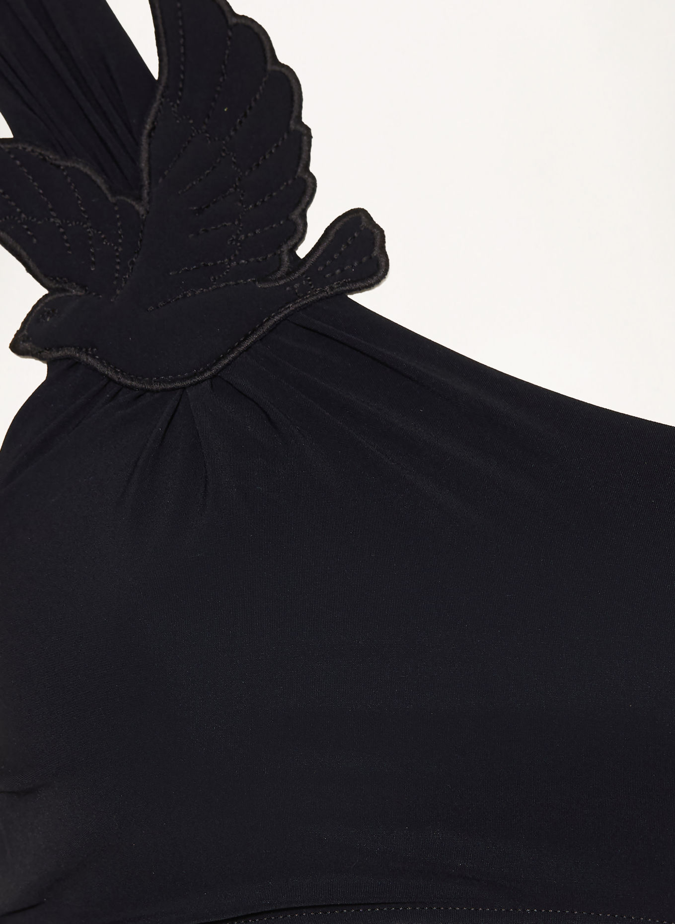 ZIMMERMANN FAIRLIGHT One-shoulder bikini: BLACK