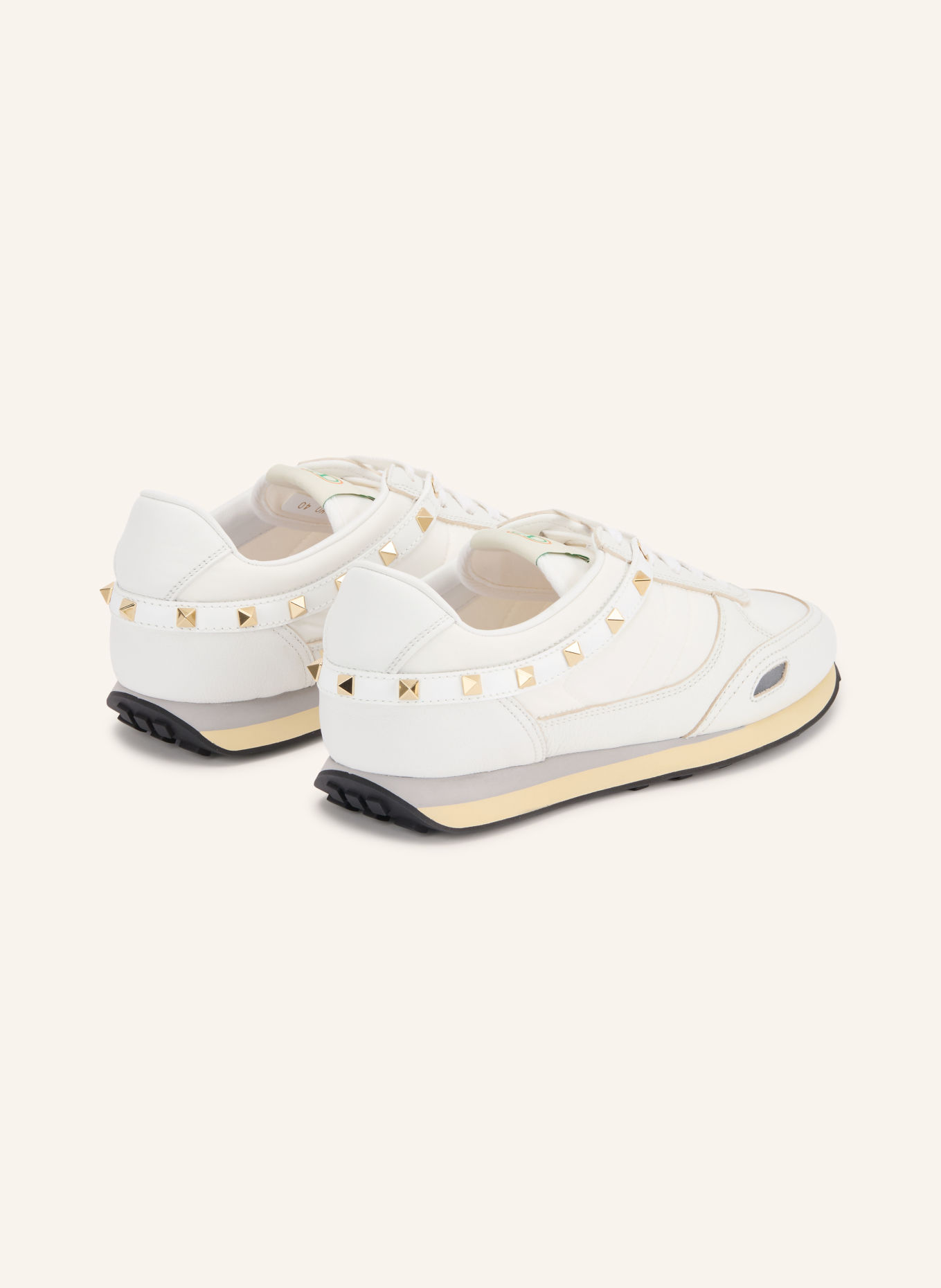 VALENTINO GARAVANI Sneakersy STUD UP: BÍLÁ