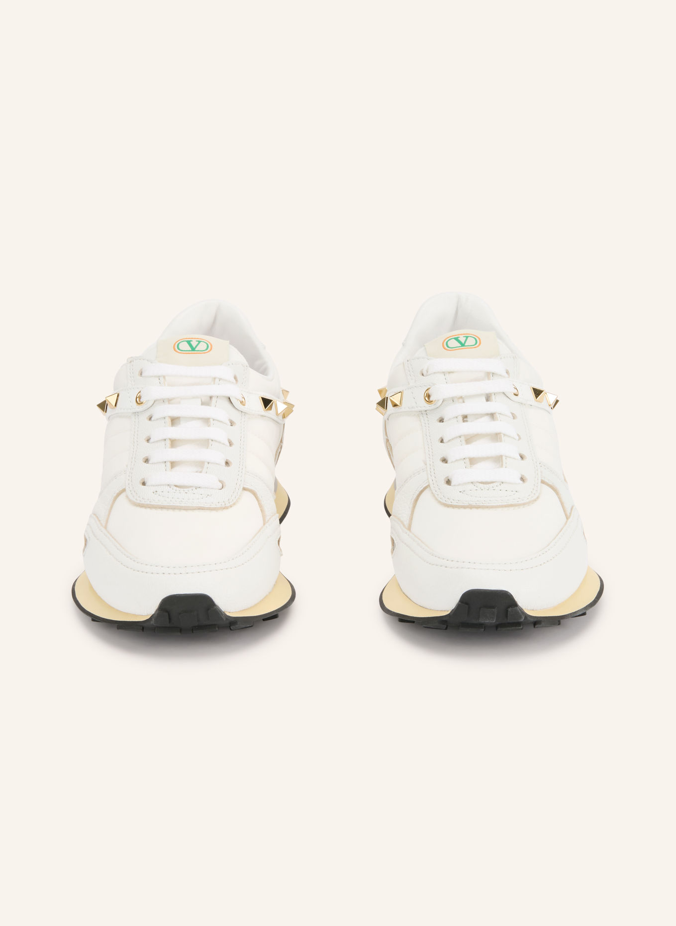 VALENTINO GARAVANI Sneakersy STUD UP: BÍLÁ