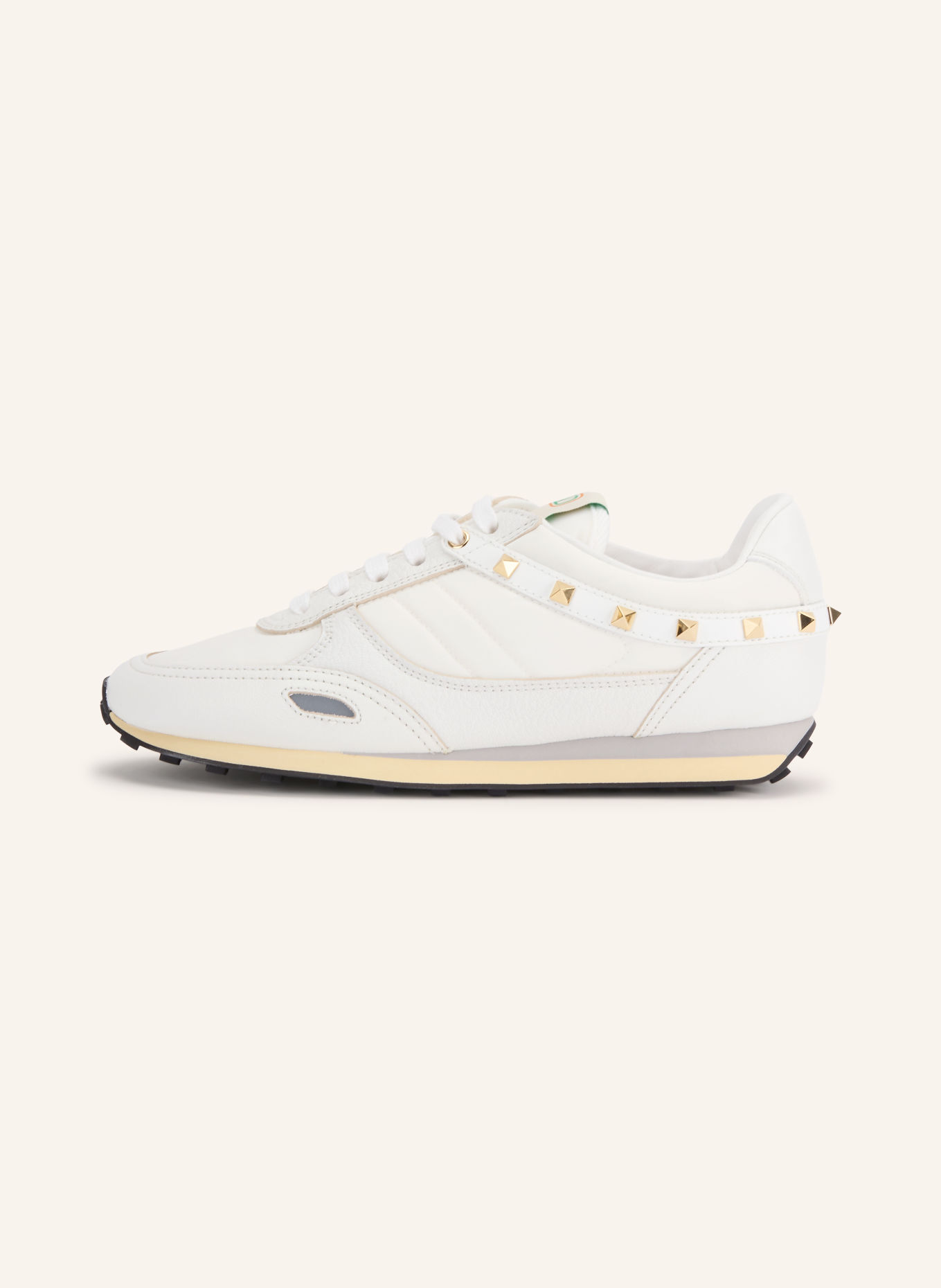 VALENTINO GARAVANI Sneakersy STUD UP: BÍLÁ