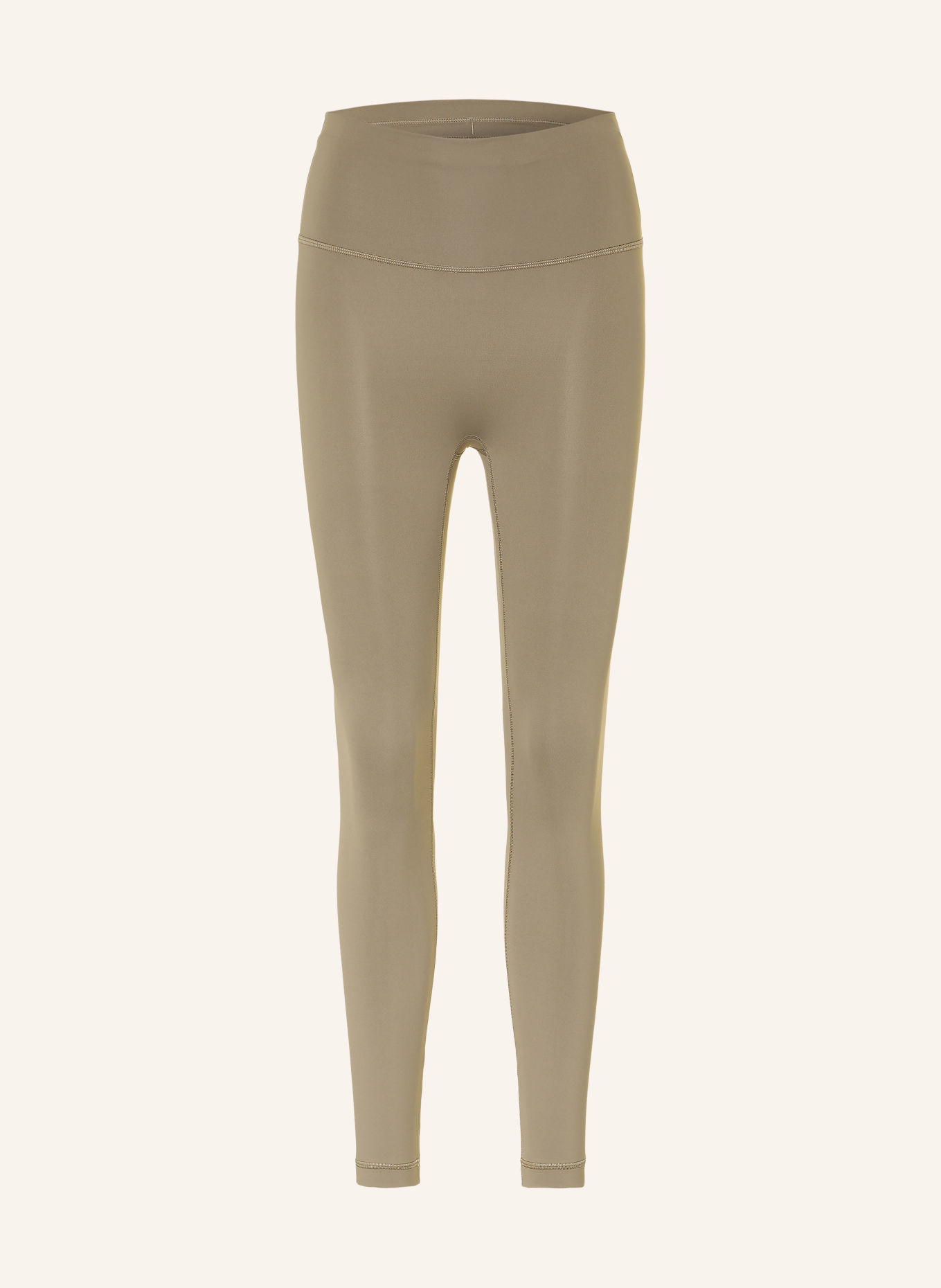 lululemon Leggings WUNDER TRAIN NO LINE HR TIGHT 25IN: KHAKI