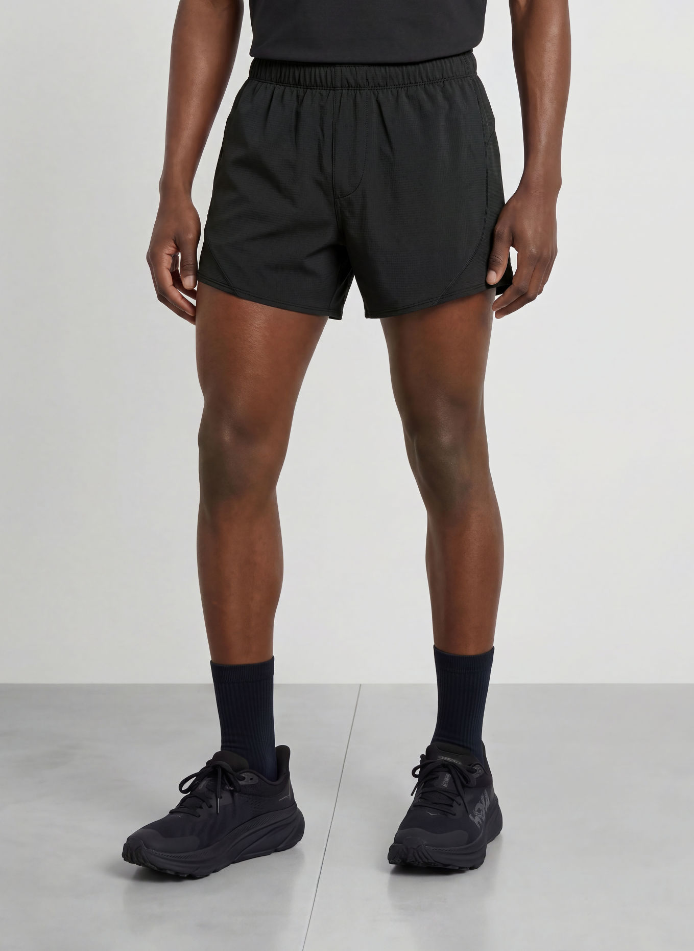 lululemon Pantaloni scurți de antrenament METAL VENT TECH: NEGRU