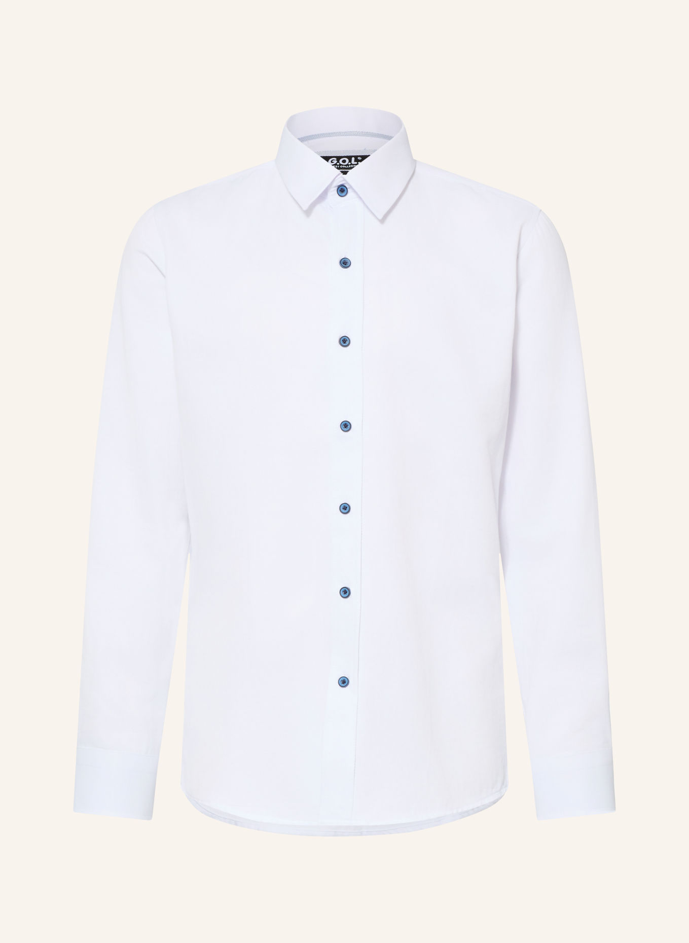 G.O.L. FINEST COLLECTION Regular-Fit Shirt: WHITE
