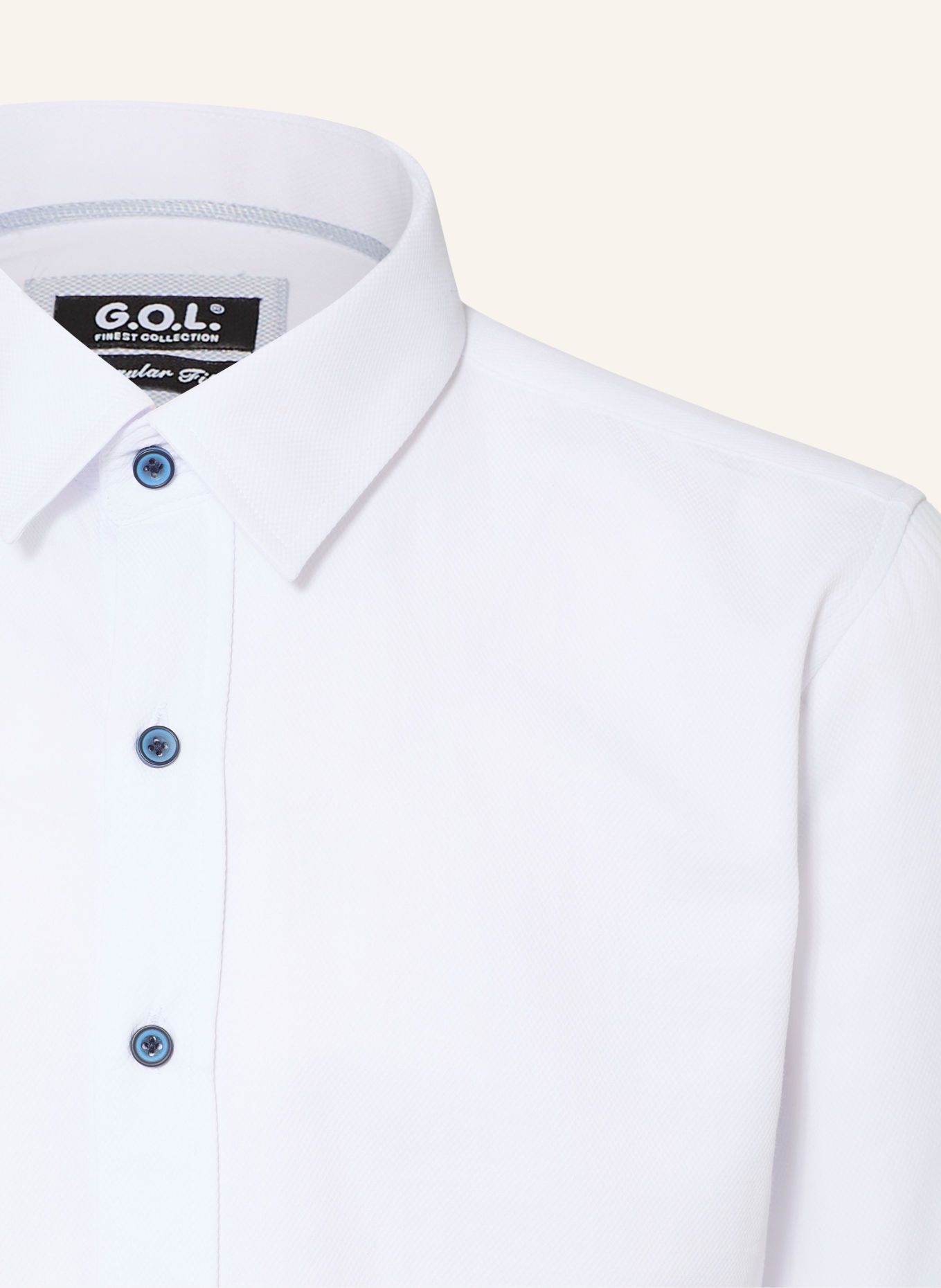 G.O.L. FINEST COLLECTION Regular-Fit Shirt: WHITE