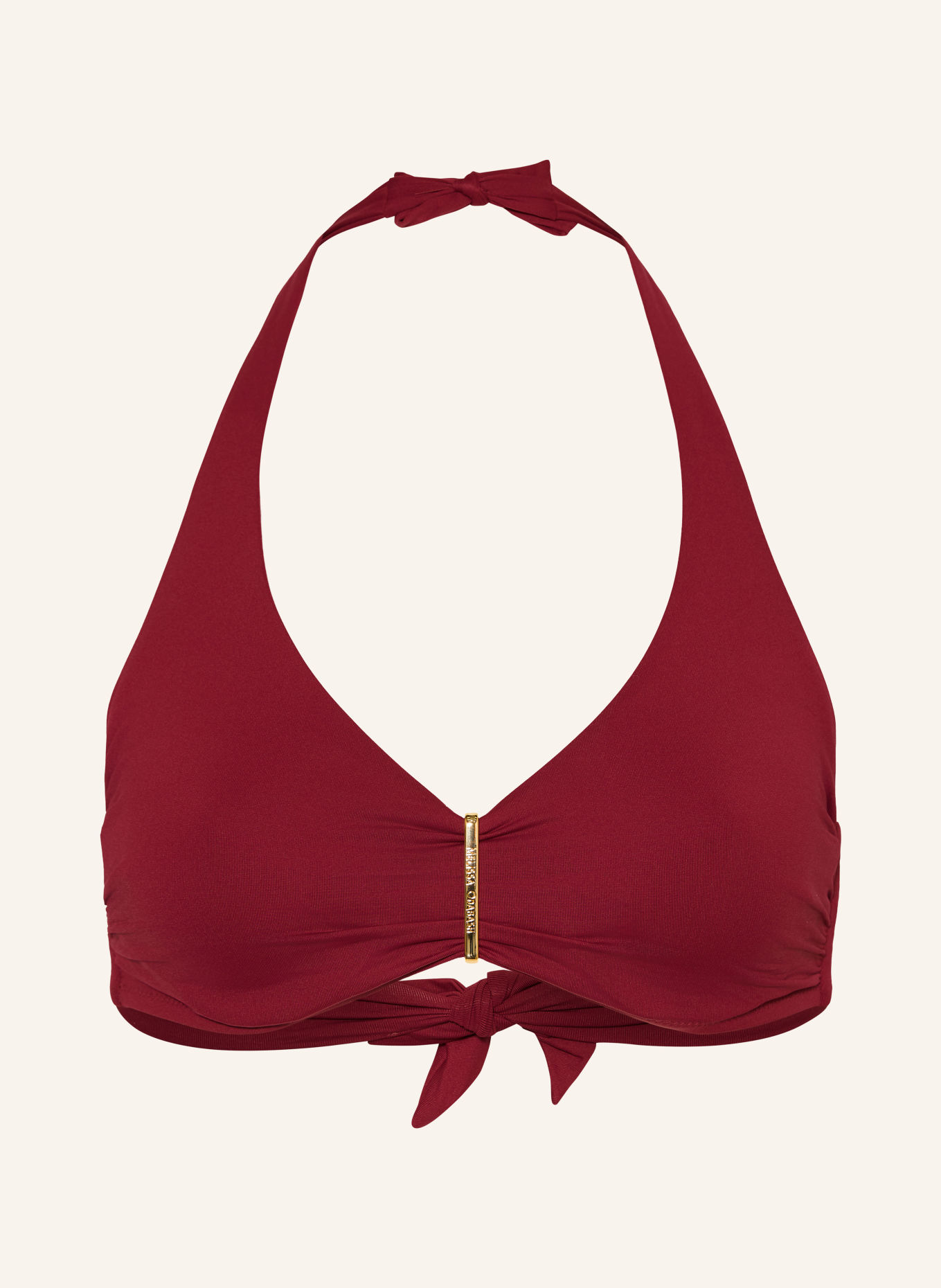 MELISSA ODABASH Neckholder-Bikini-Top PROVENCE: DUNKELROT