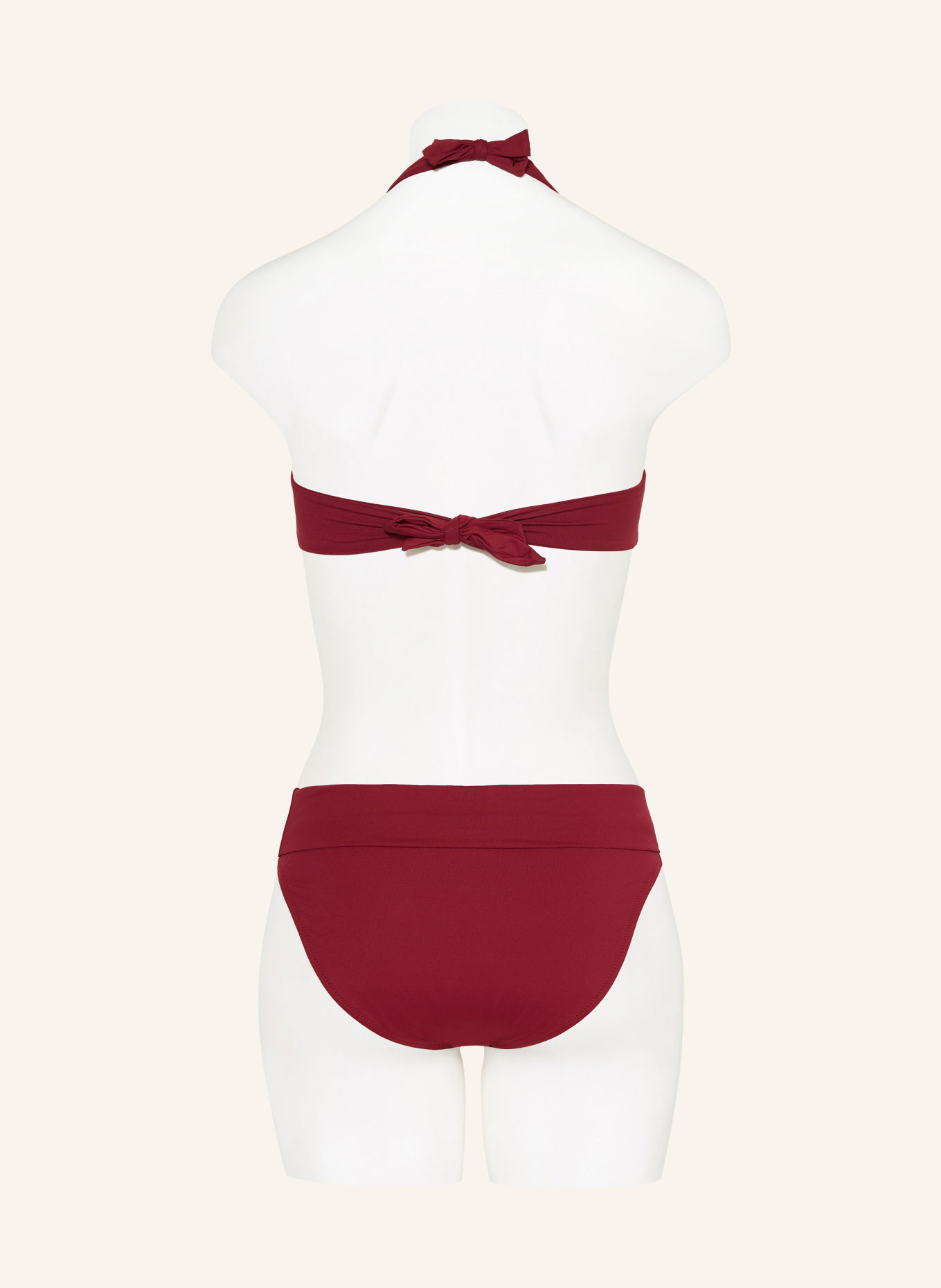 MELISSA ODABASH Neckholder-Bikini-Top PROVENCE: DUNKELROT