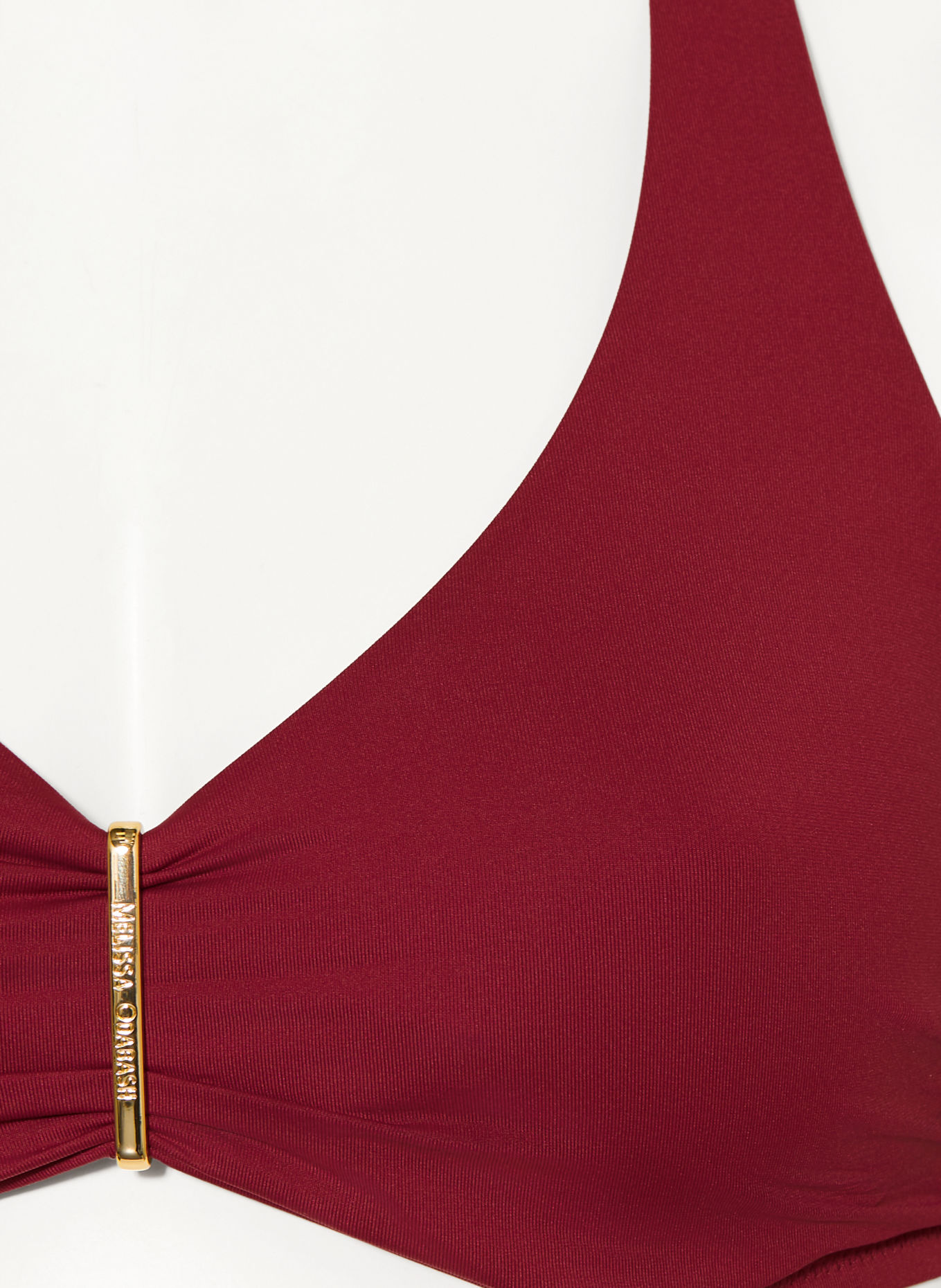 MELISSA ODABASH Neckholder-Bikini-Top PROVENCE: DUNKELROT