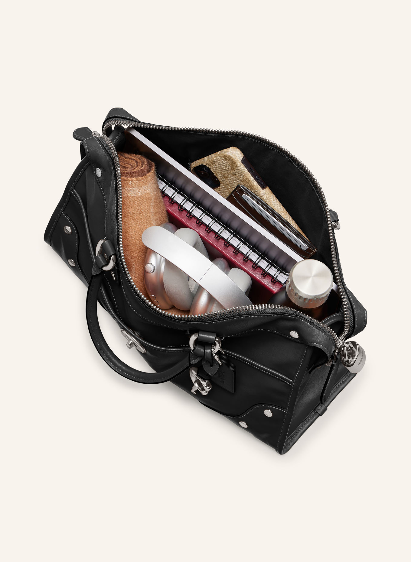 COACH Shopper RHYDER: SCHWARZ / SILBER