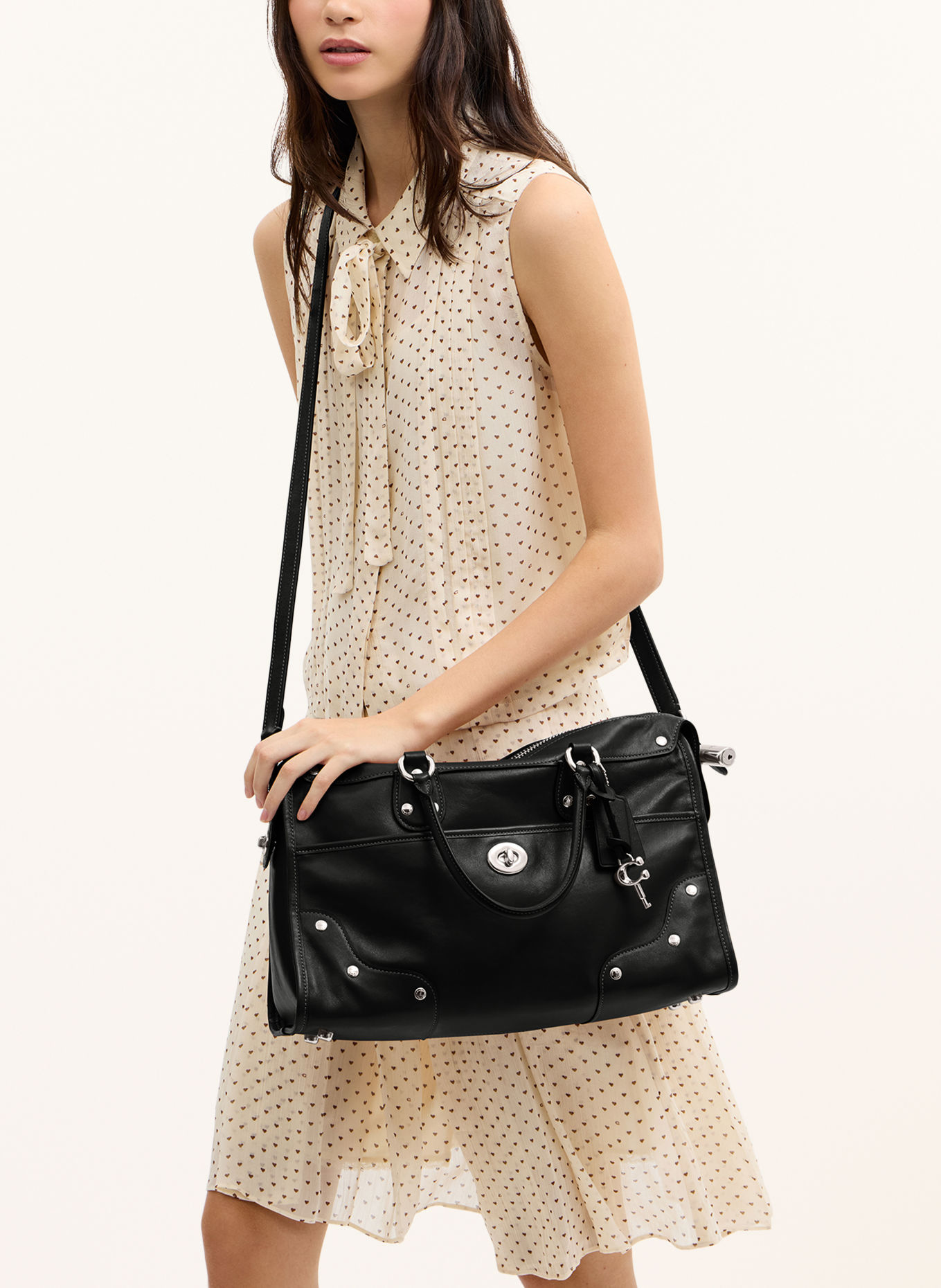 COACH Shopper RHYDER: SCHWARZ / SILBER