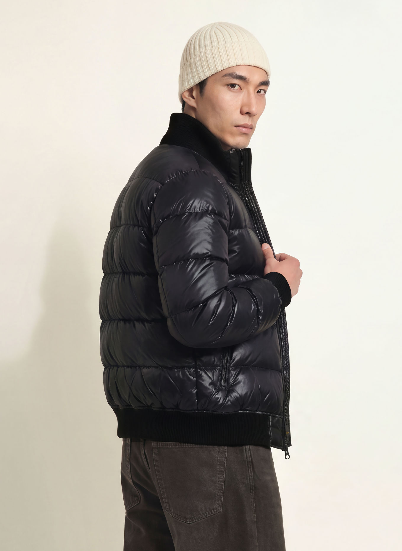 Blauer ROBERT Down bomber jacket: BLACK