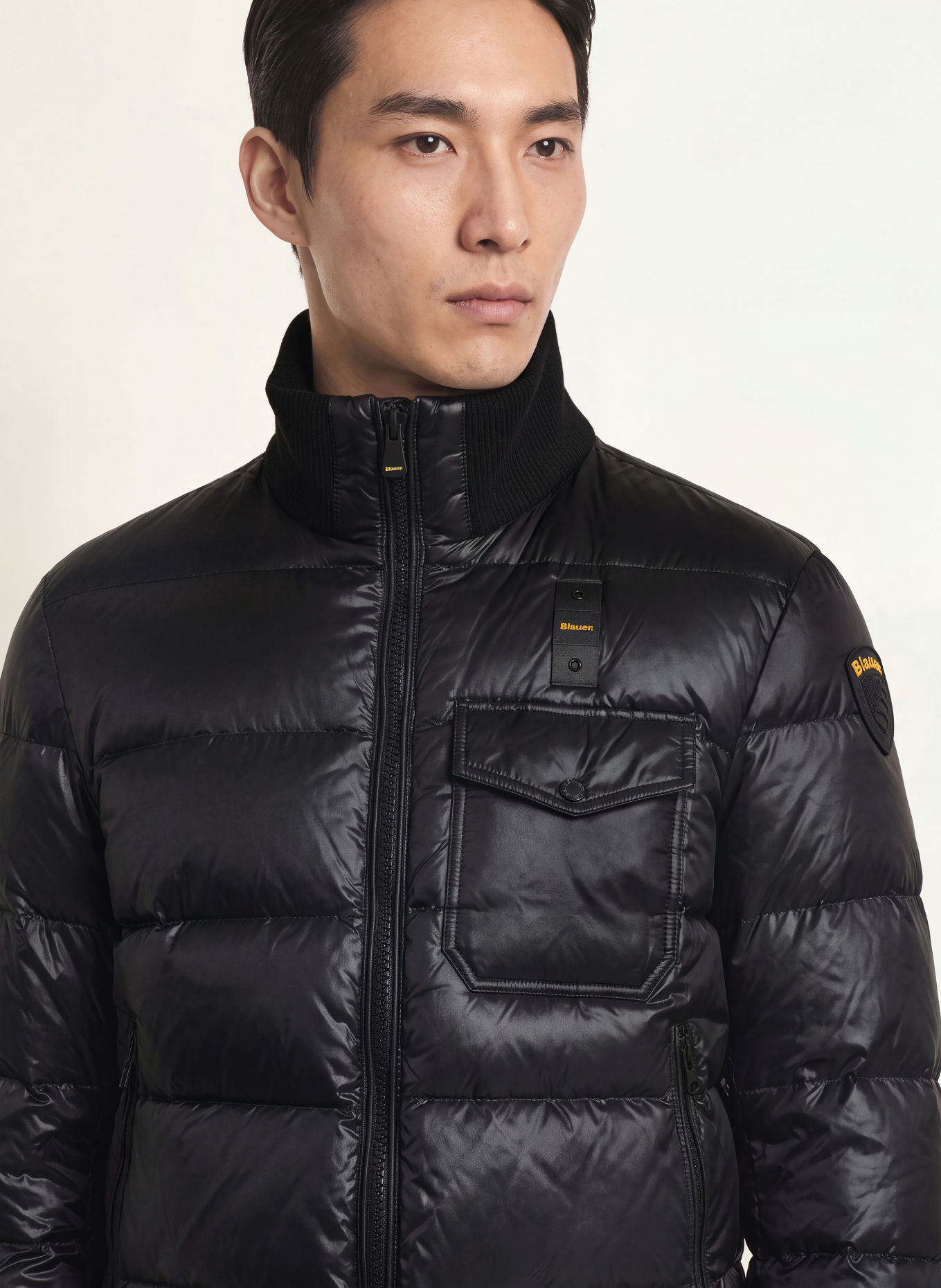 Blauer ROBERT Down bomber jacket: BLACK