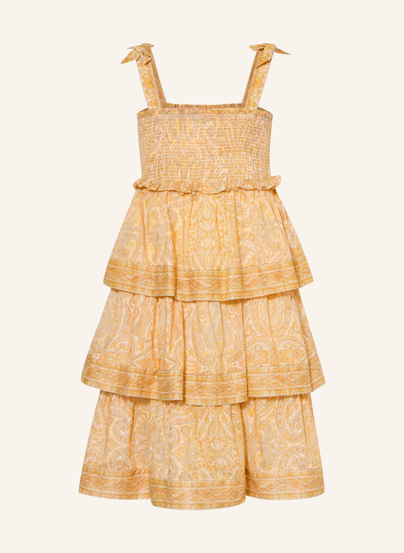 ZIMMERMANN Kleid FAIRLIGHT: HELLGELB
