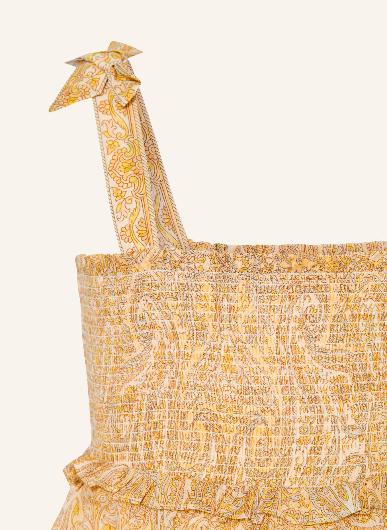 ZIMMERMANN Kleid FAIRLIGHT: HELLGELB