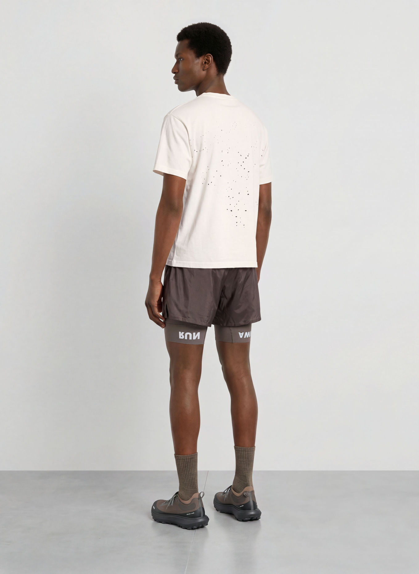 SATISFY MOTHTECH Running Shirt: WHITE