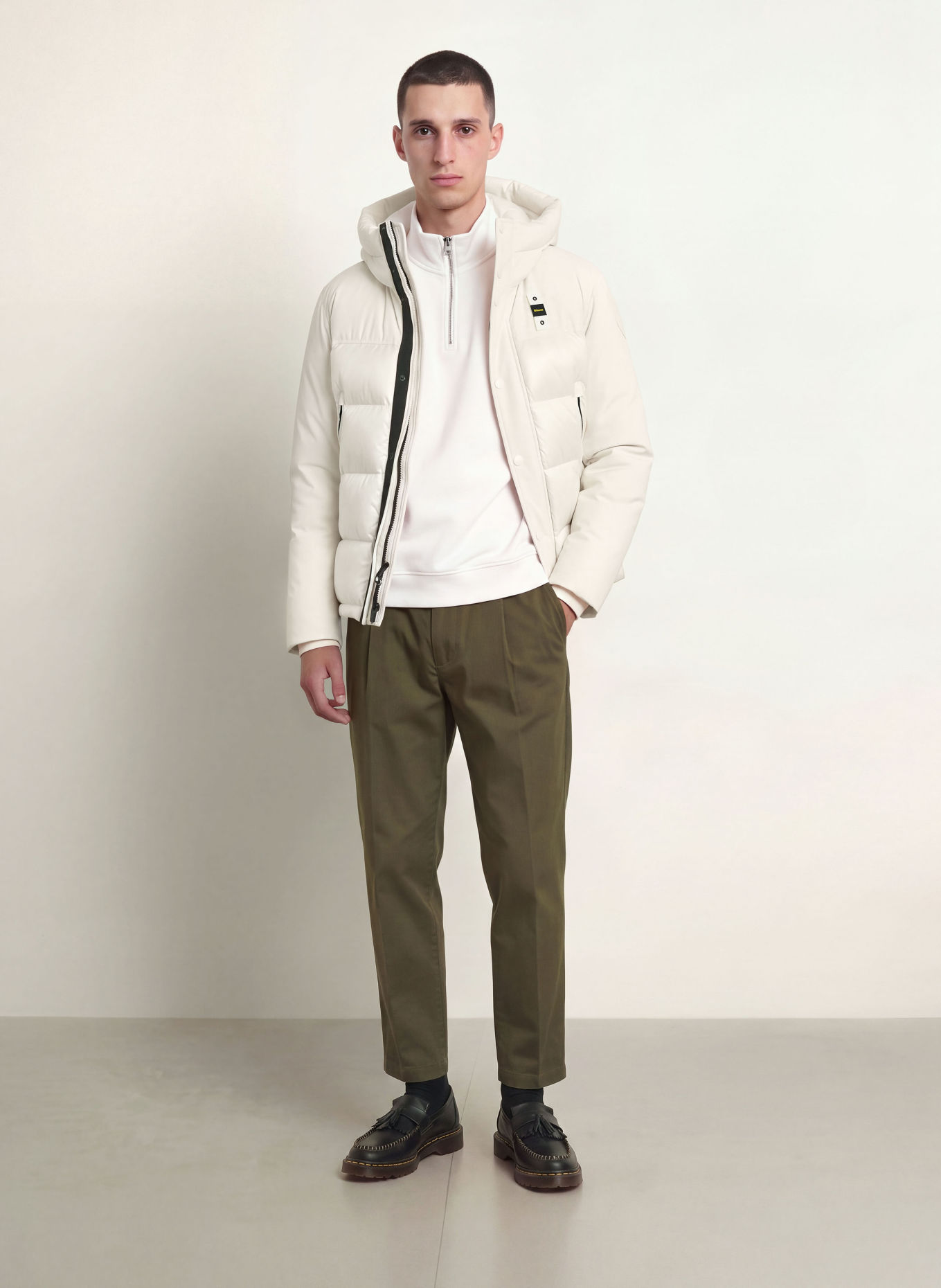 Blauer BROOK Down Jacket: WHITE