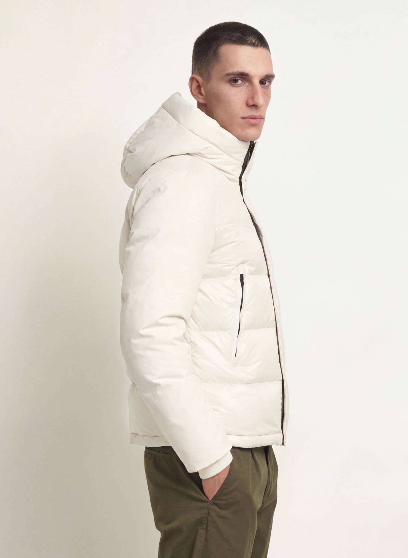 Blauer BROOK Down Jacket: WHITE