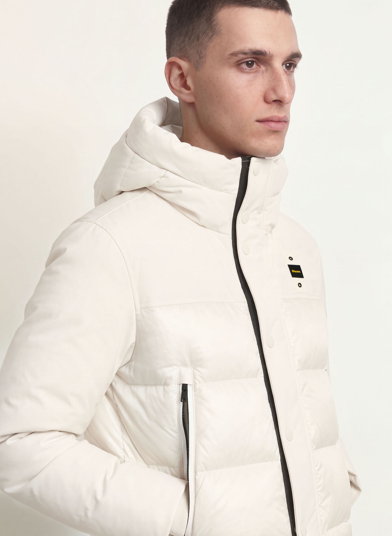 Blauer BROOK Down Jacket: WHITE