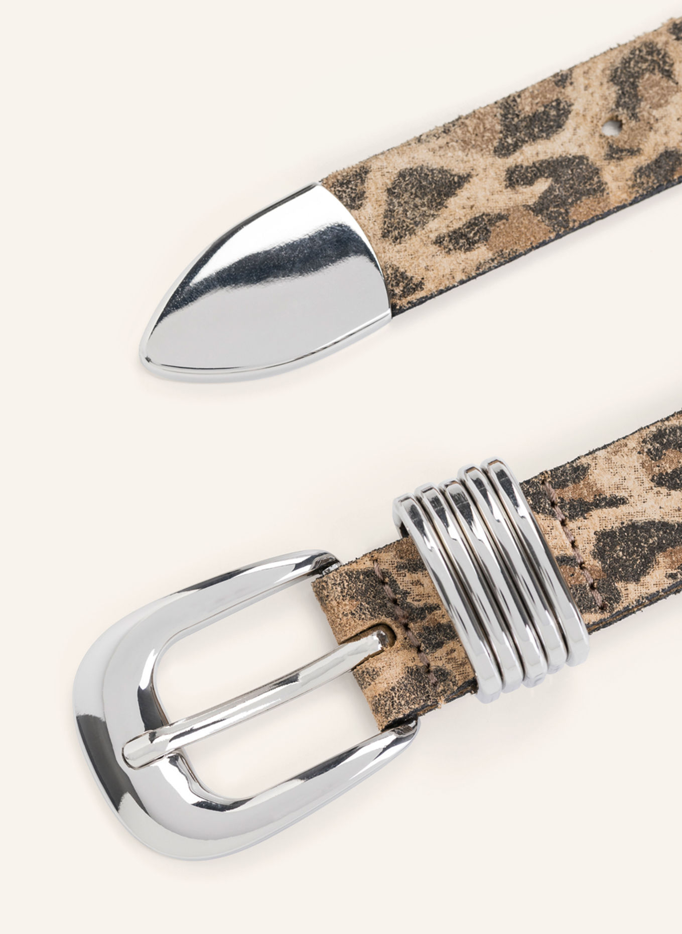 Vanzetti Leather belt: BEIGE / BROWN / BLACK