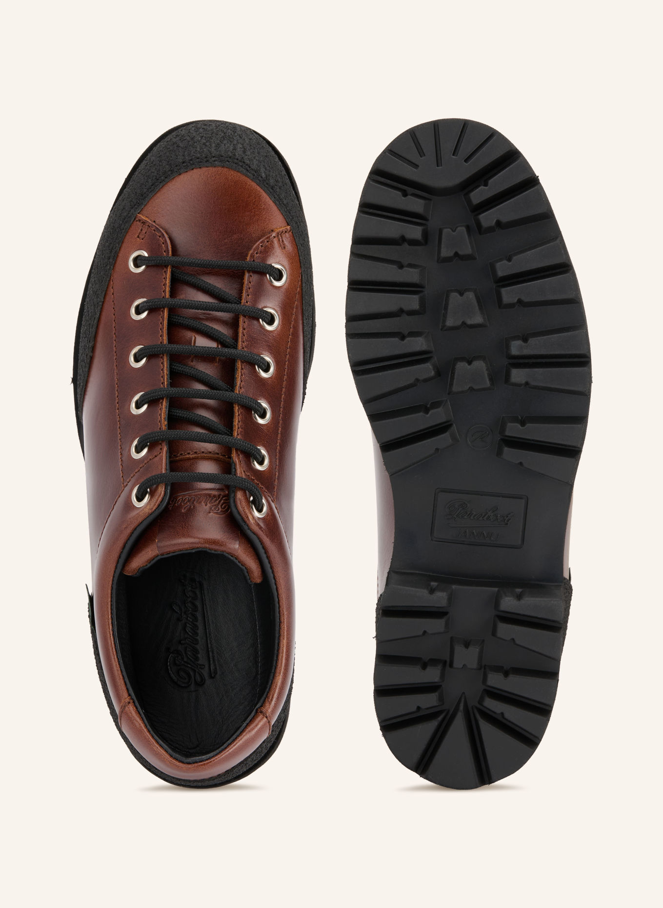 Paraboot Snörskor MONTANA: BRUN / SVART
