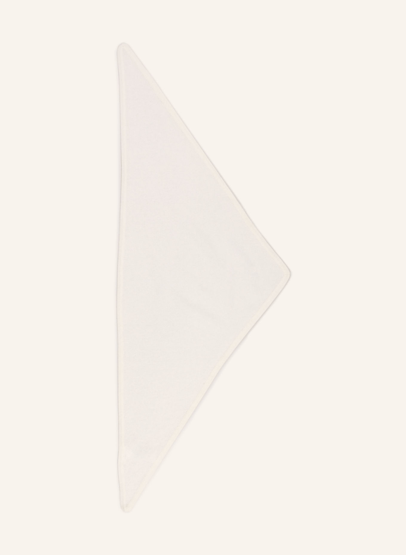 darling harbour Triangular scarf with cashmere: CREME