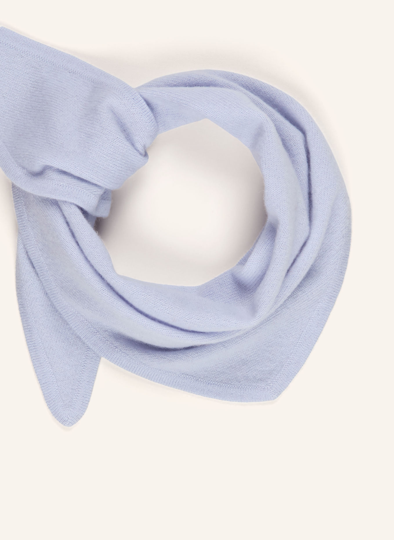 darling harbour Foulard triangulaire en cachemire: SKY BLUE