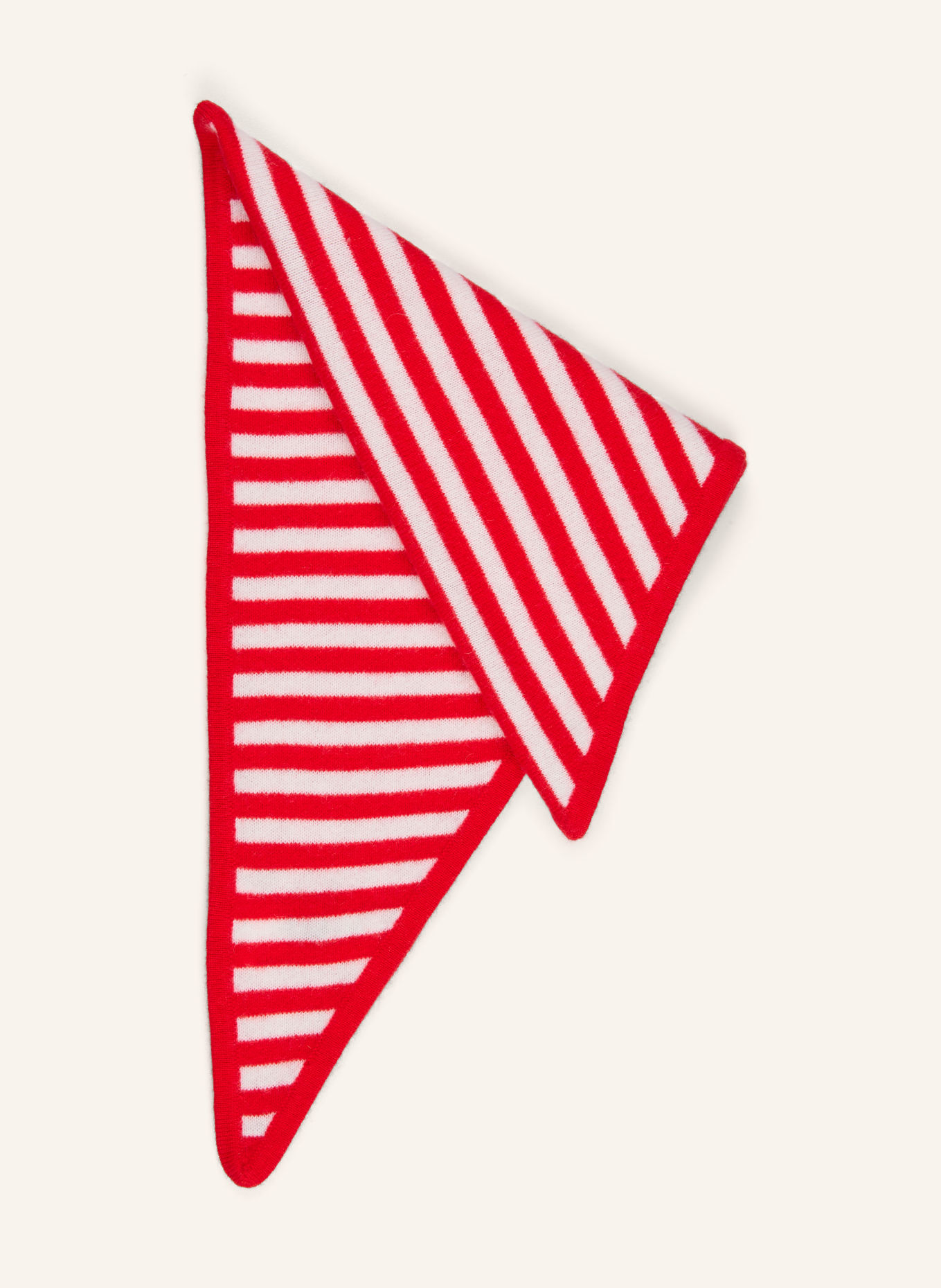 darling harbour Foulard triangulaire en cachemire: red / creme