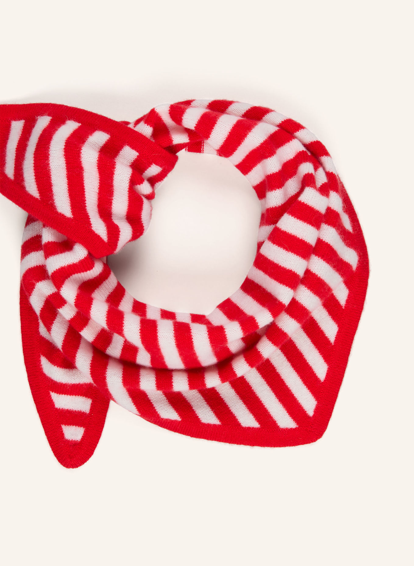darling harbour Foulard triangulaire en cachemire: red / creme