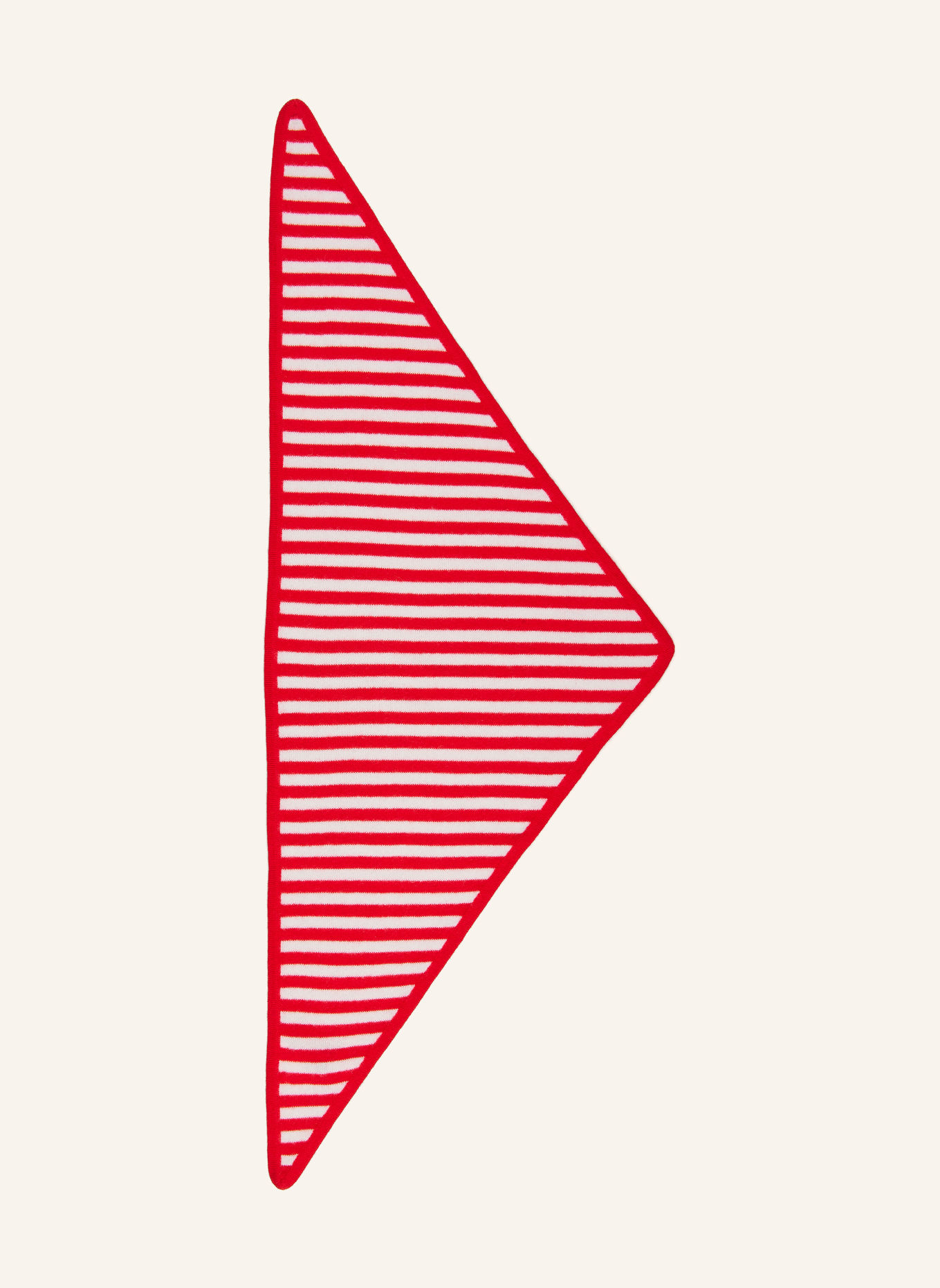 darling harbour Foulard triangulaire en cachemire: red / creme