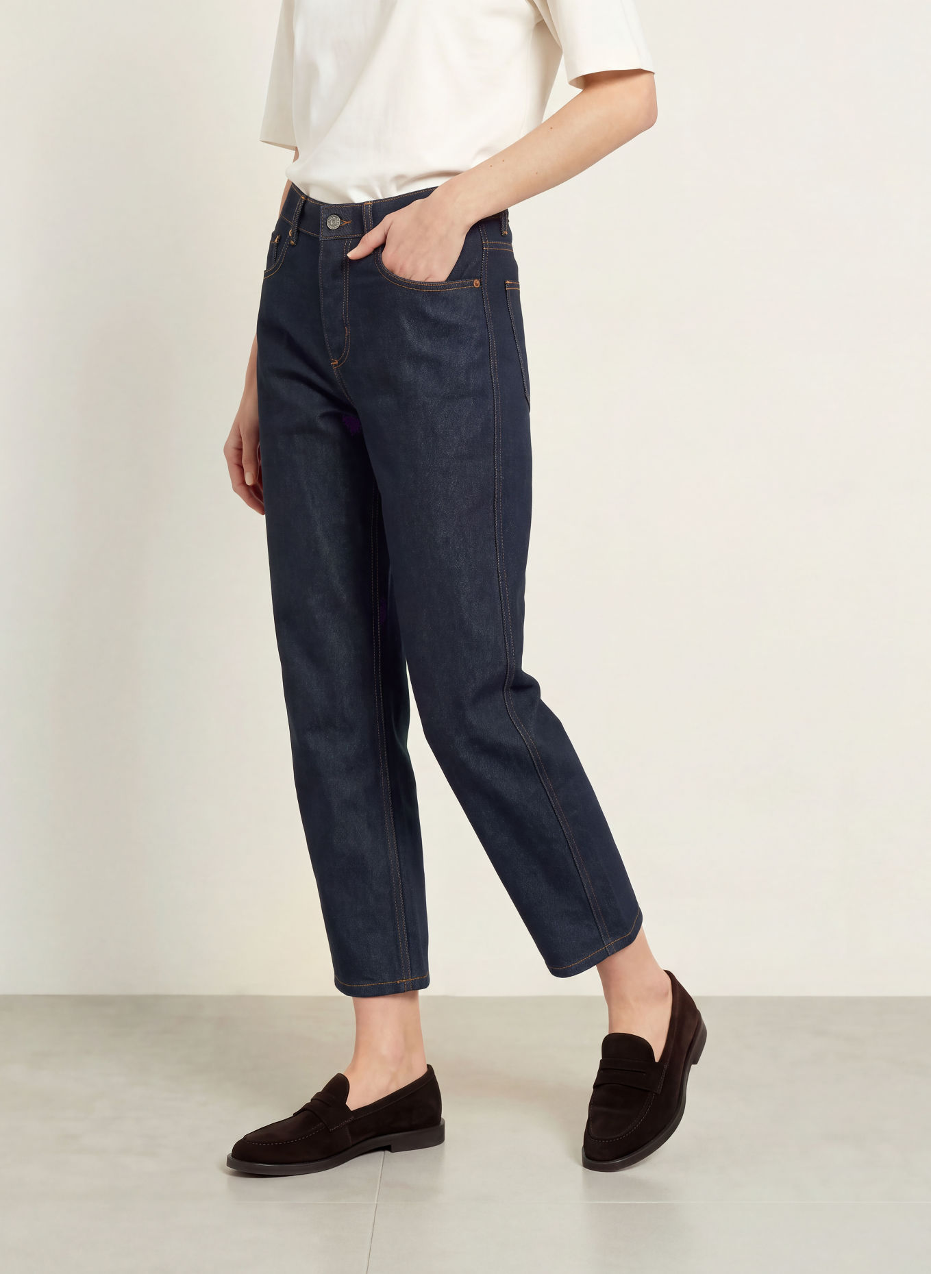 Marc O'Polo Jean barrel LARA: 4306 Dark Rinsed Wash