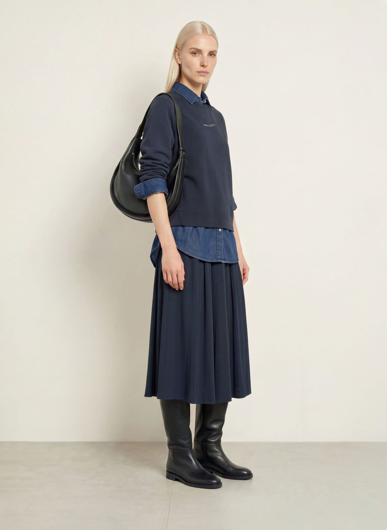 Marc O'Polo Rok: DONKERBLAUW