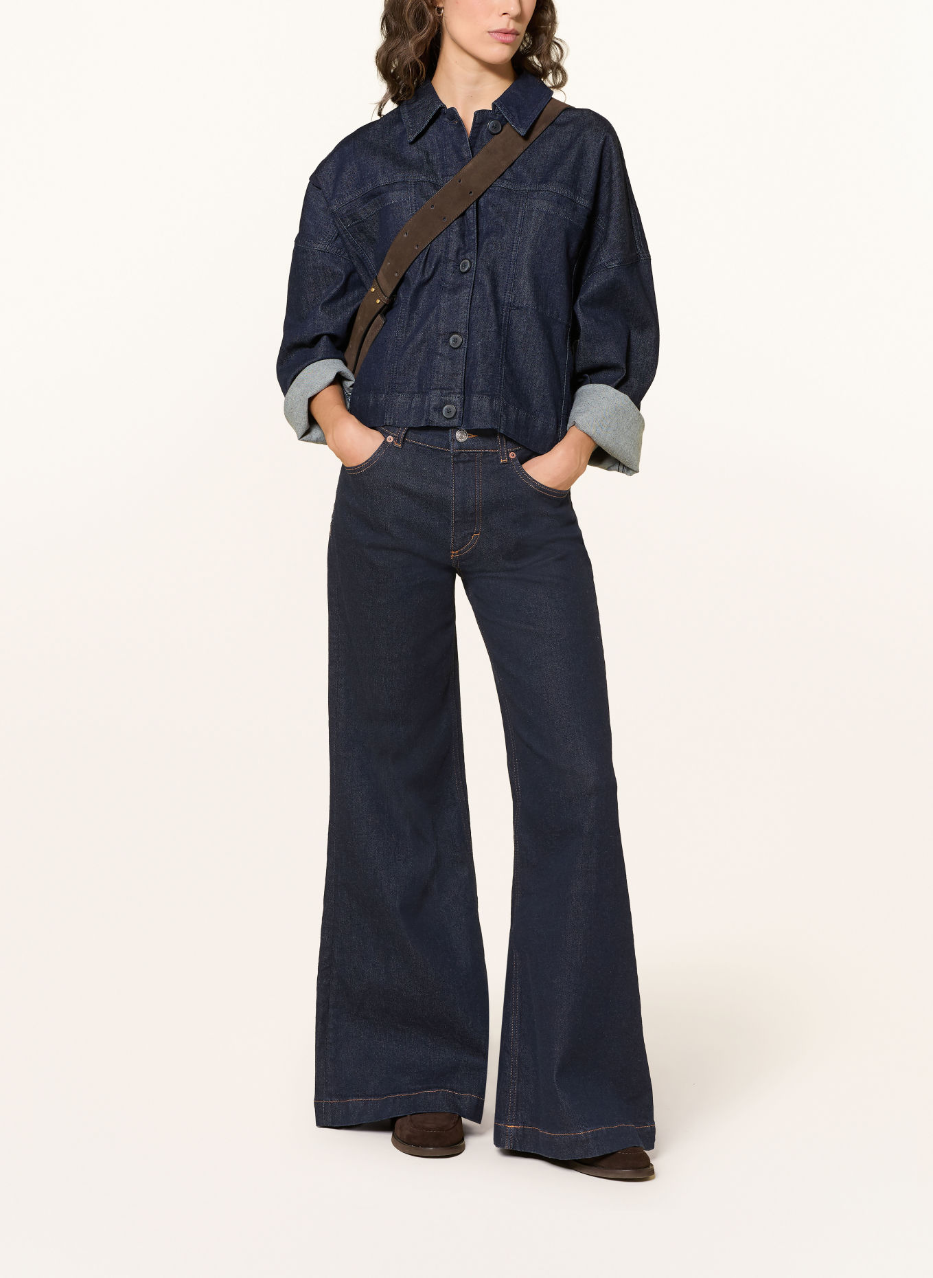 Marc O'Polo Flared Jeans FJONA: 4306 Dark Rinsed Wash