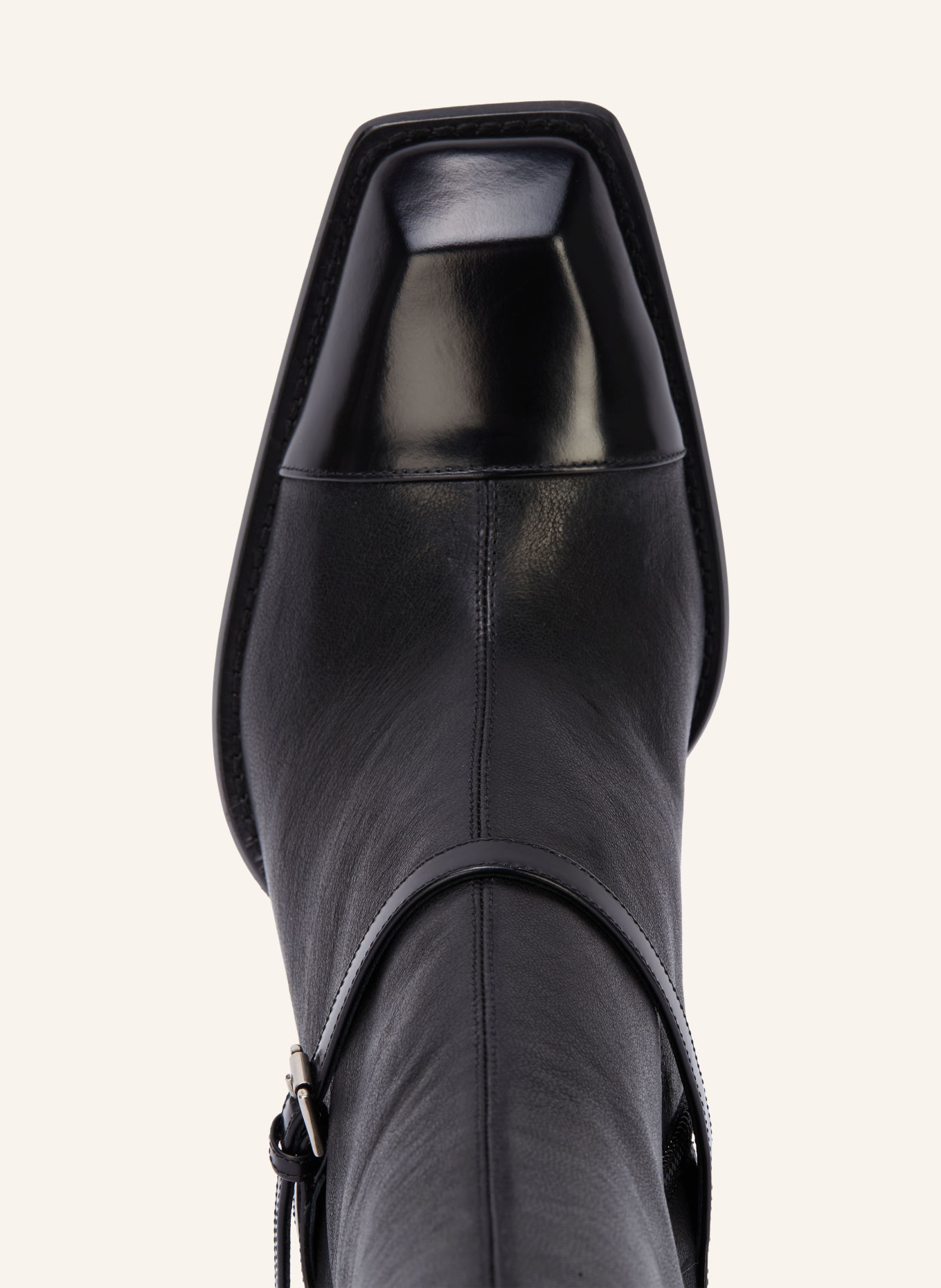 McQUEEN NIKO Boots: BLACK / SILVER
