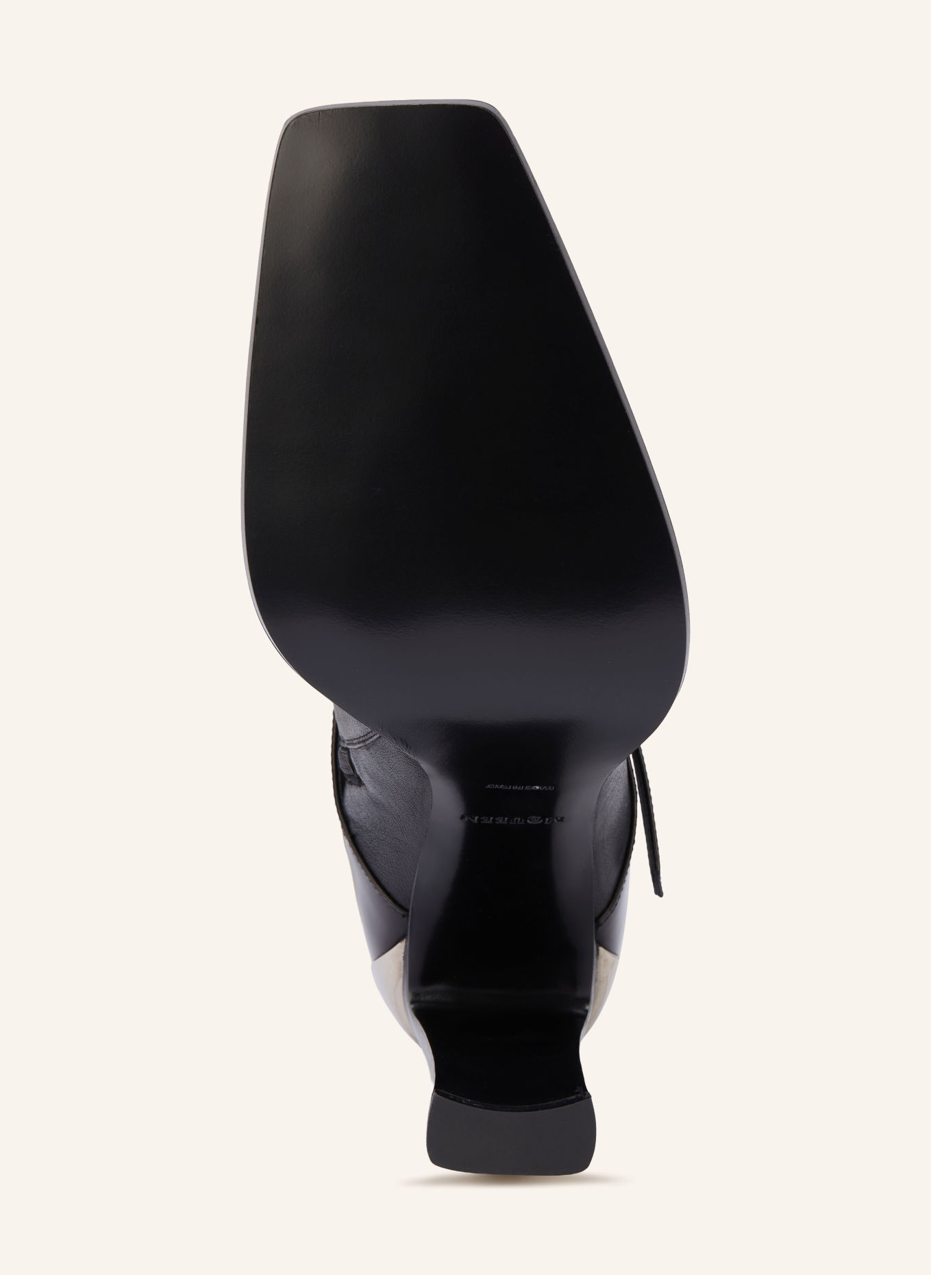 McQUEEN NIKO Boots: BLACK / SILVER