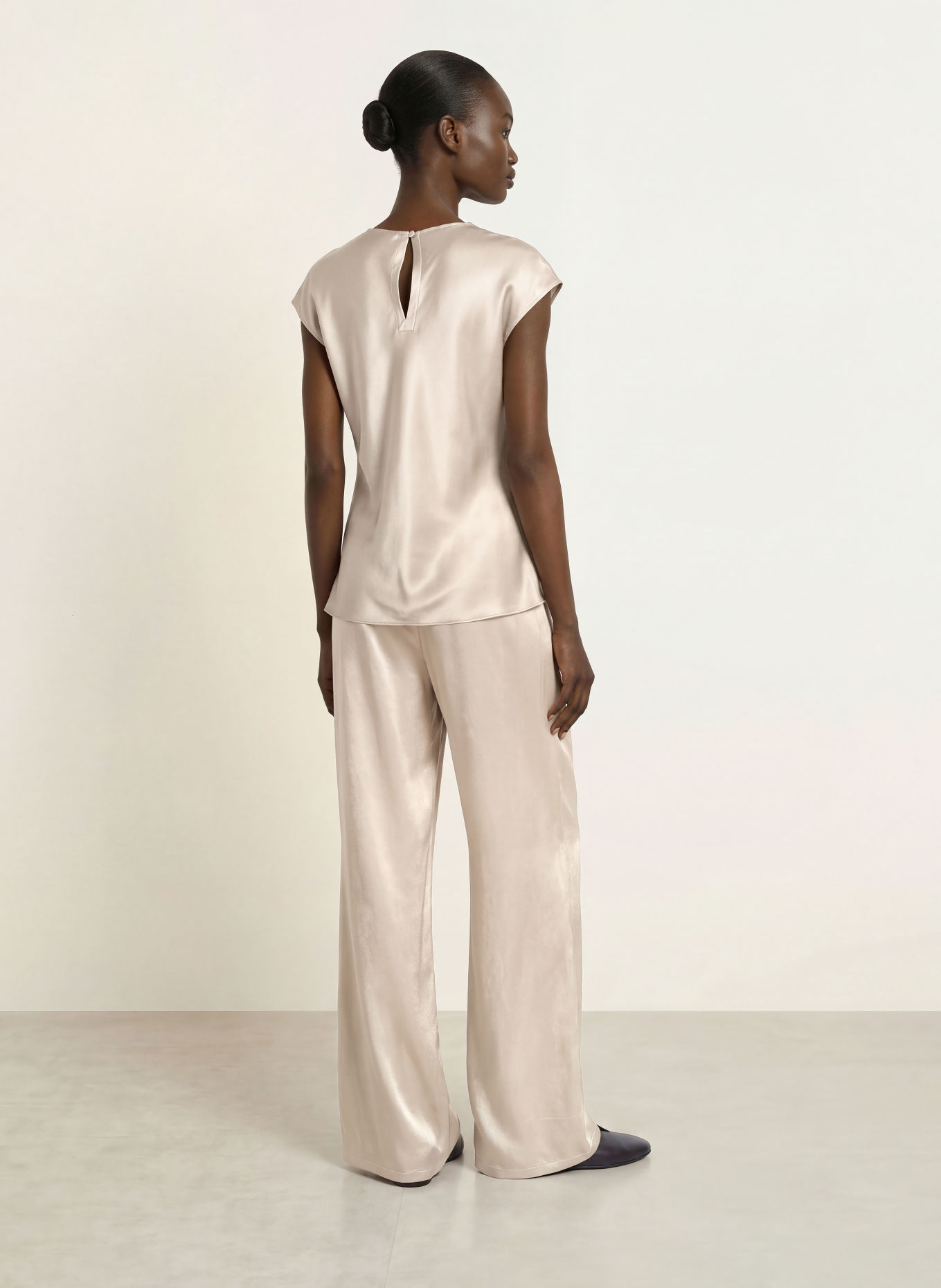 Rails Satinhose VIRGO: TAUPE