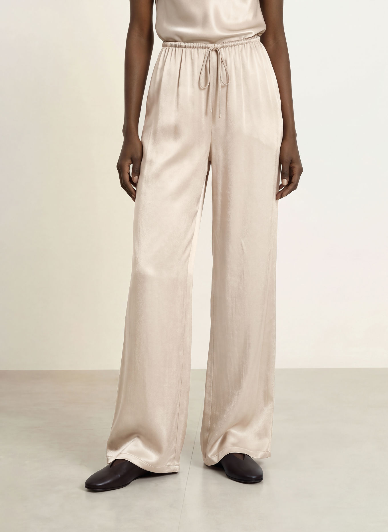 Rails Satinhose VIRGO: TAUPE