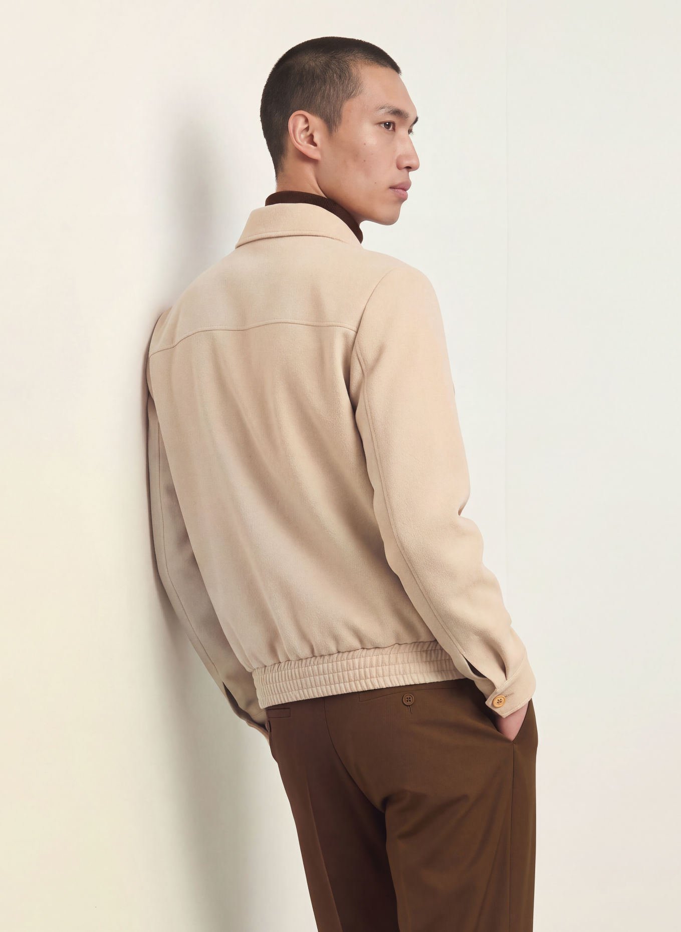 SANDRO Blouson: BEIGE