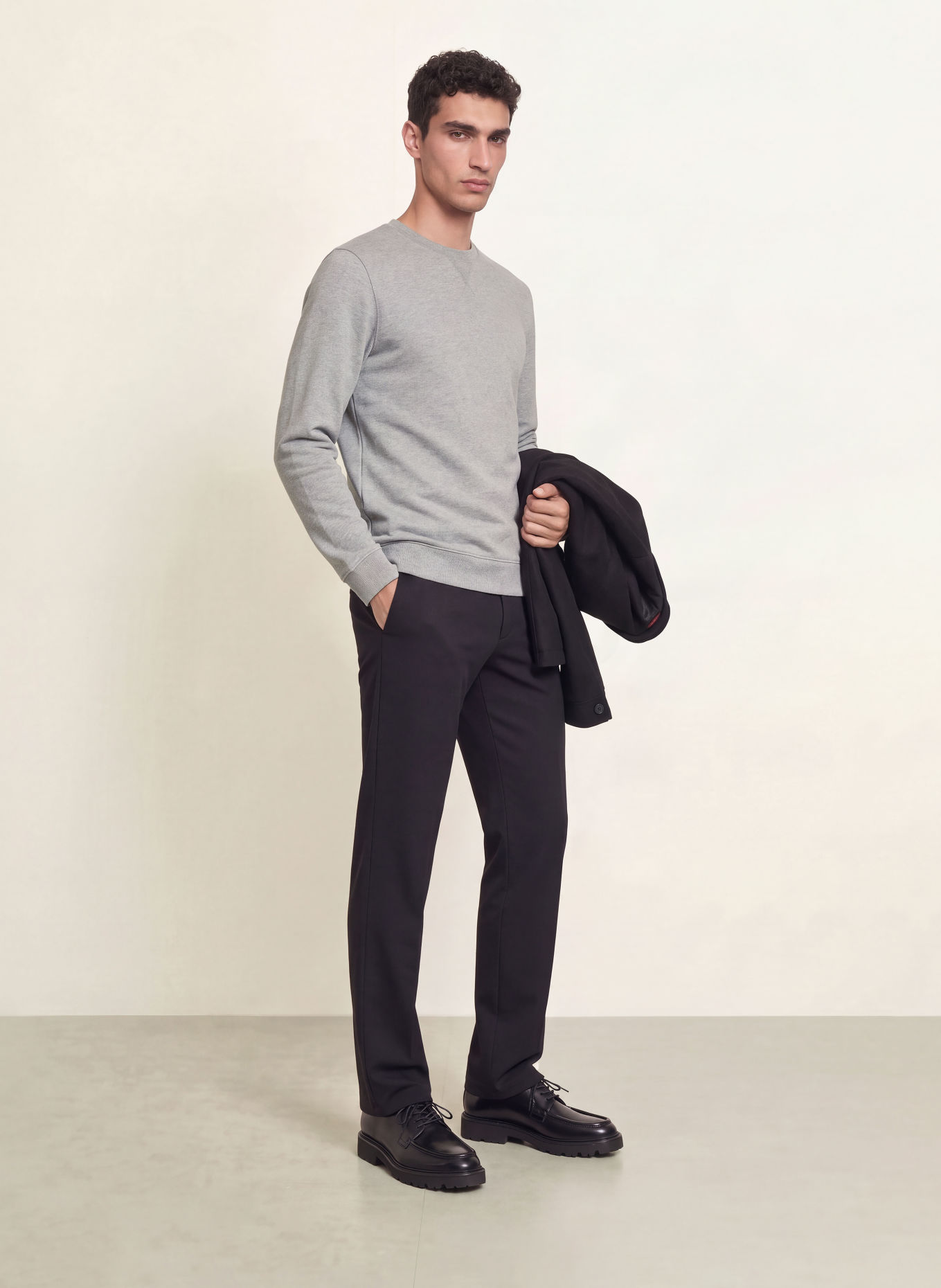 Sunspel Sweatshirt: GRIS