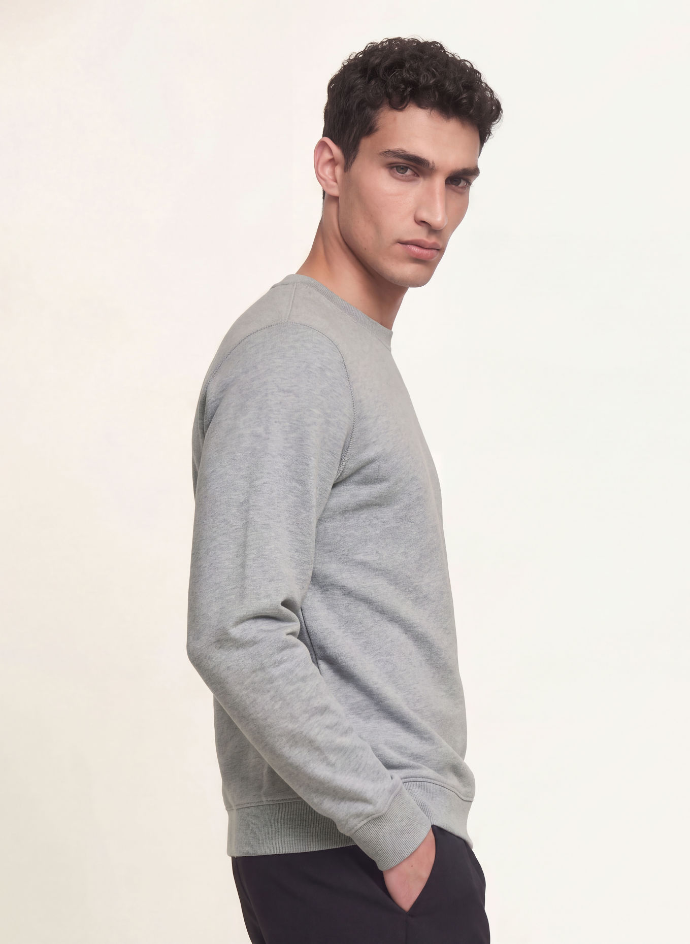 Sunspel Sweatshirt: GRIS