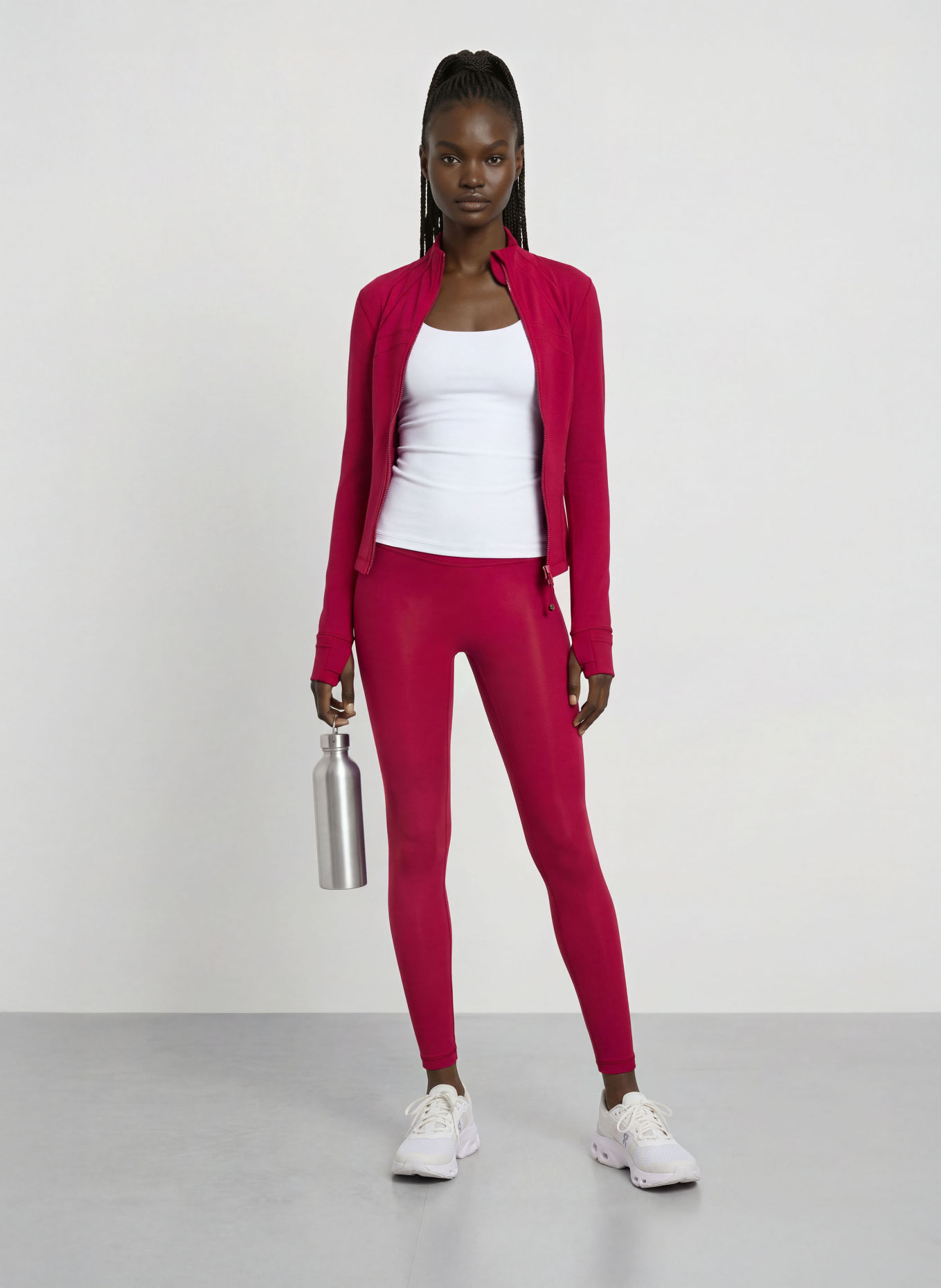 lululemon WUNDER HR 28IN Leggings: DARK RED