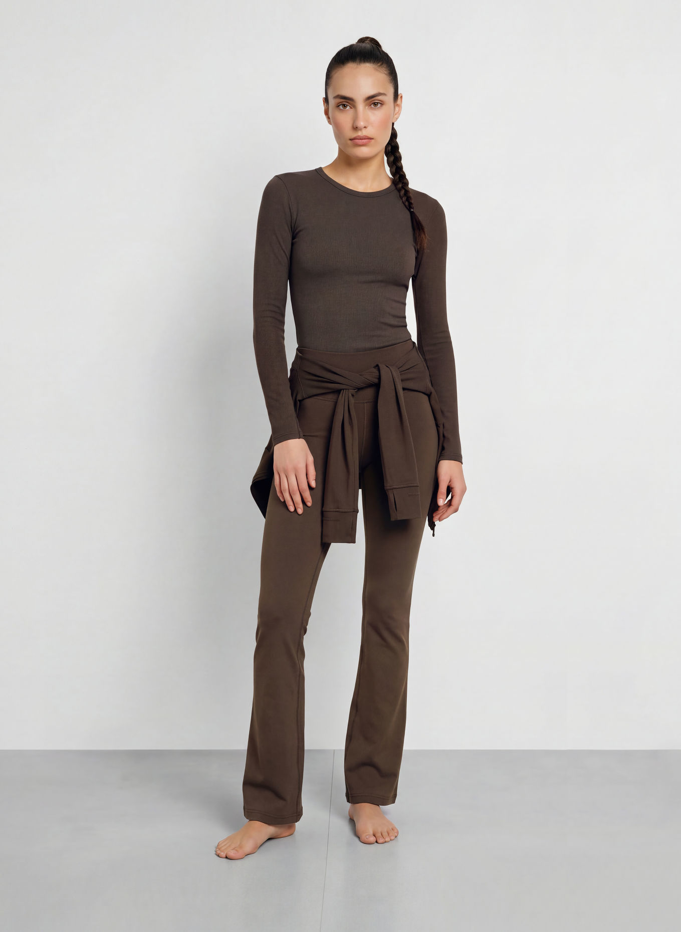 lululemon GROOVE NO LINE Leggings: DARK BROWN