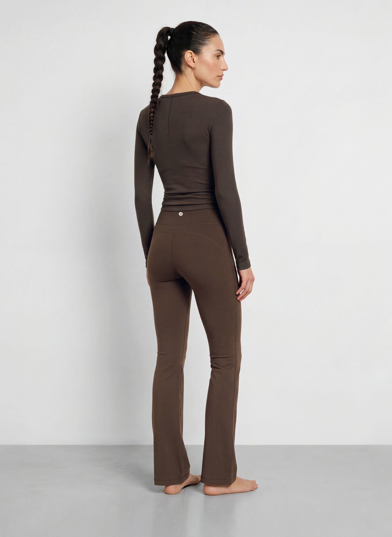 lululemon GROOVE NO LINE Leggings: DARK BROWN