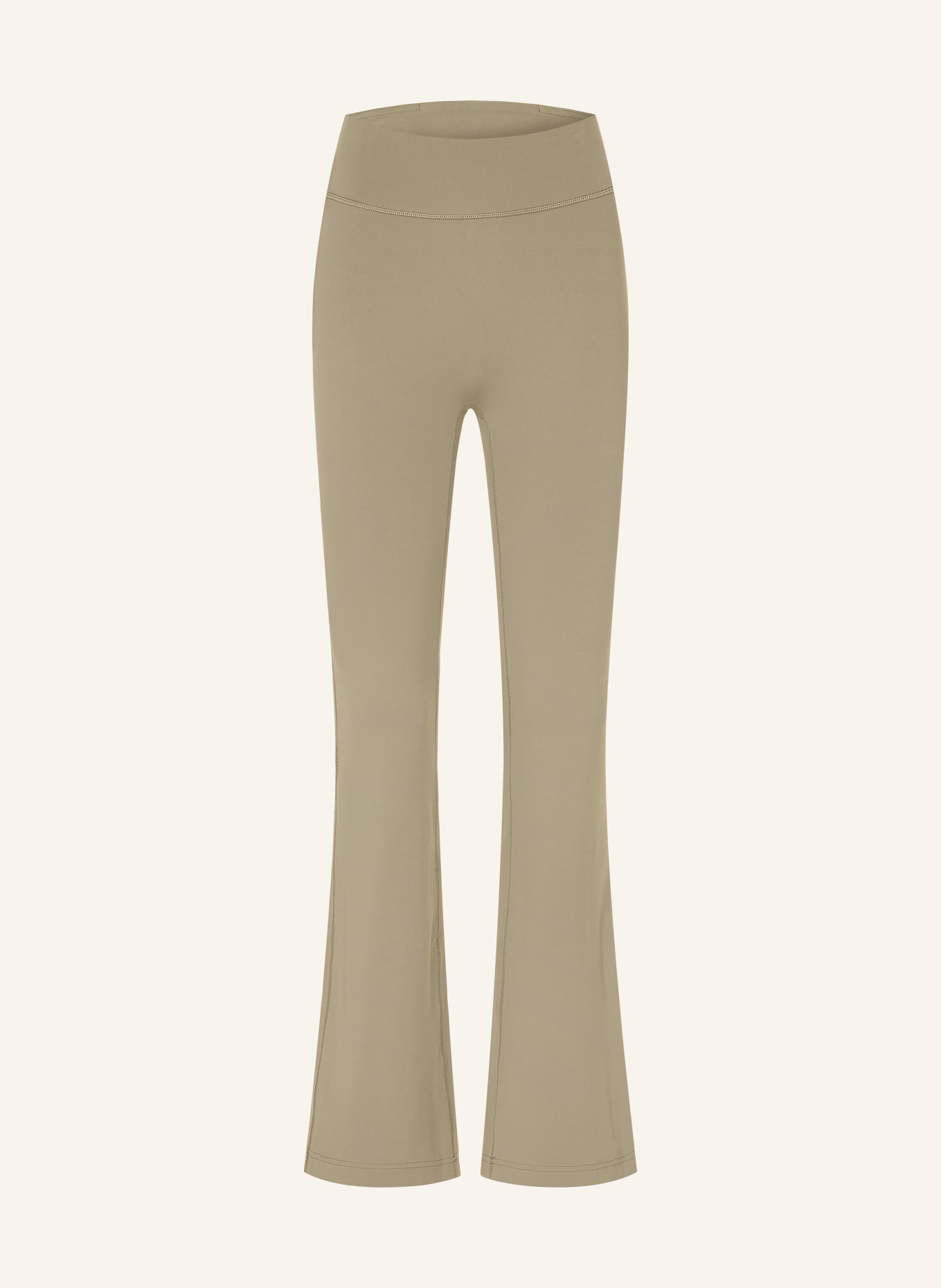 lululemon Tights GROOVE NO LINE: KHAKI