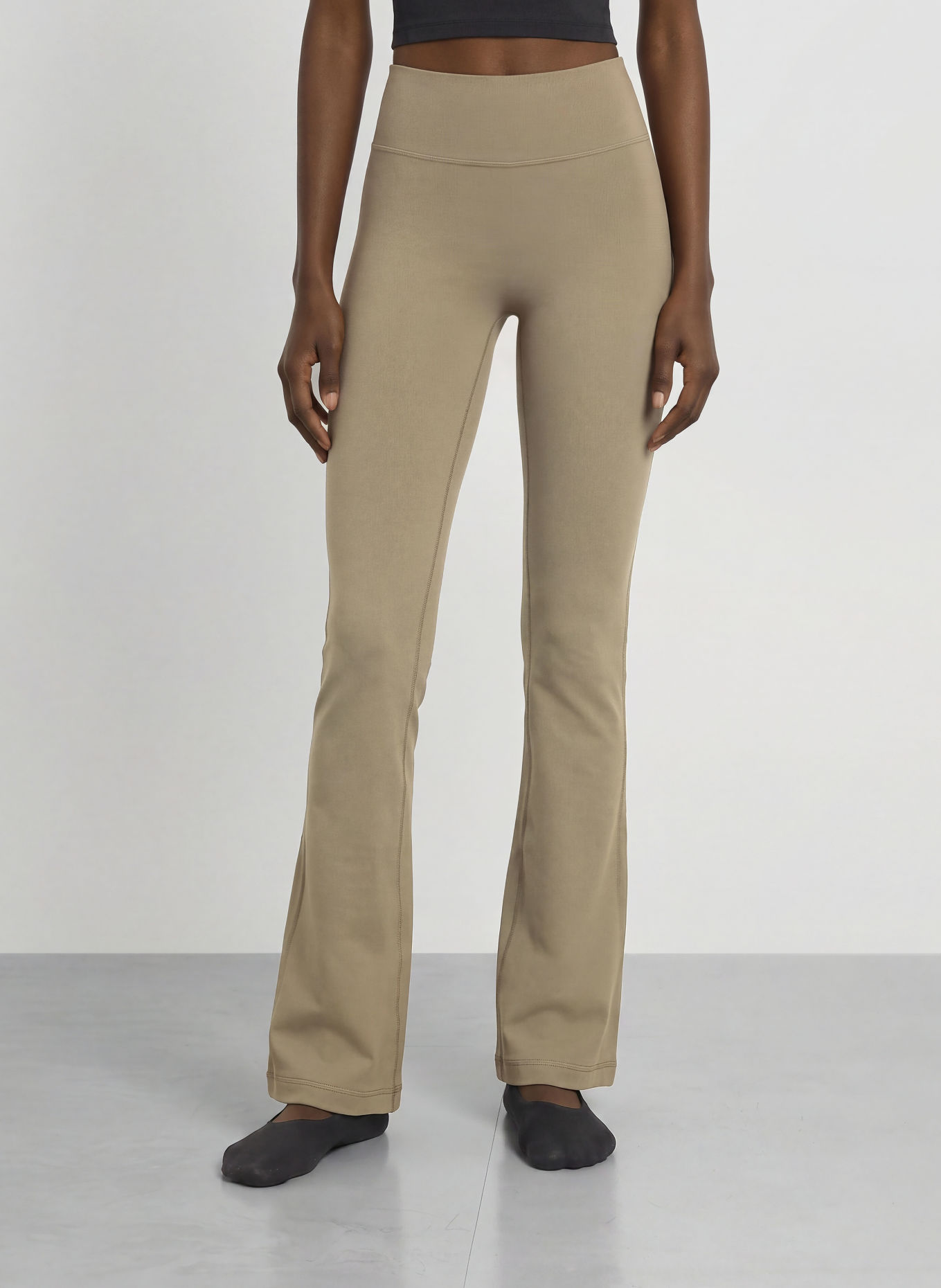 lululemon Tights GROOVE NO LINE: KHAKI