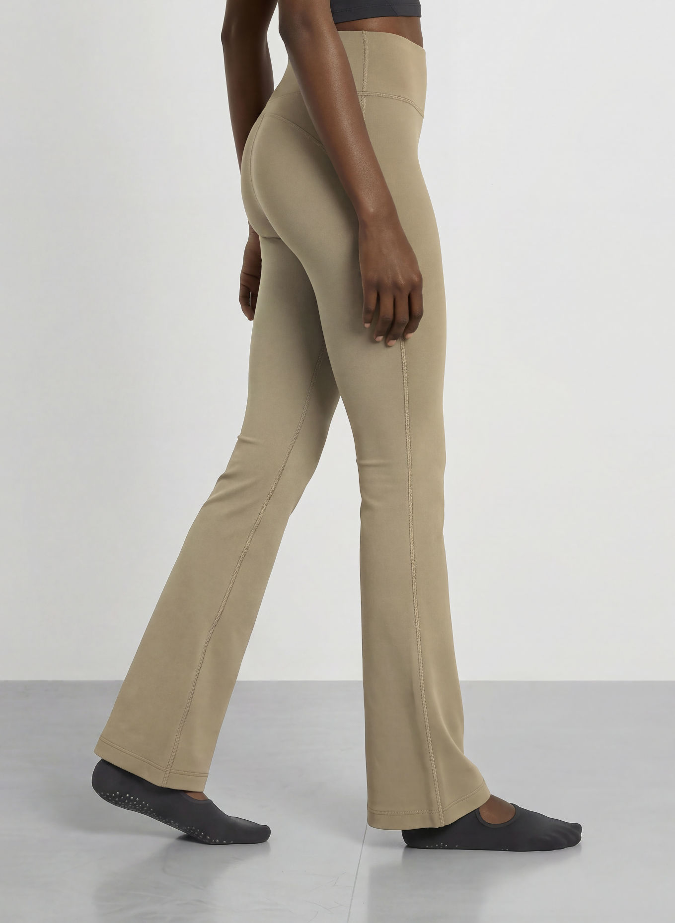 lululemon Tights GROOVE NO LINE: KHAKI