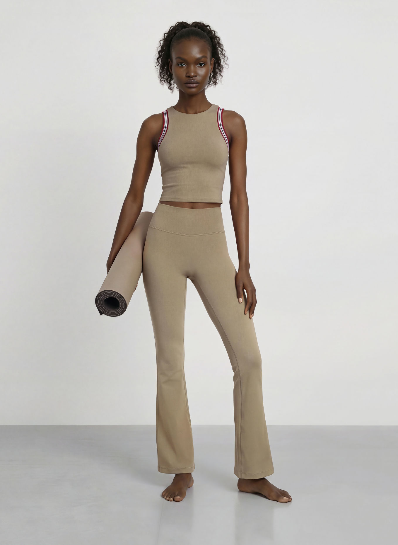 lululemon Tank Top GROOVE: BEIGE